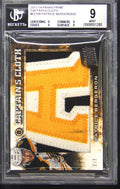 2013-14 Panini Prime Captain's Cloth Patrice Bergeron 2/2 BGS 9