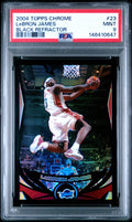 2004 Topps Chrome Black Refractor #23 LeBron James /500 PSA 9