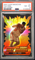 2004 Fleer Showcase Hot Hands Yao Ming PSA 8
