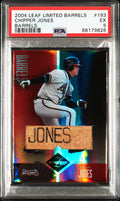 2004 Leaf Limited Barrels Chipper Jones Bat Barrell /3 PSA 5