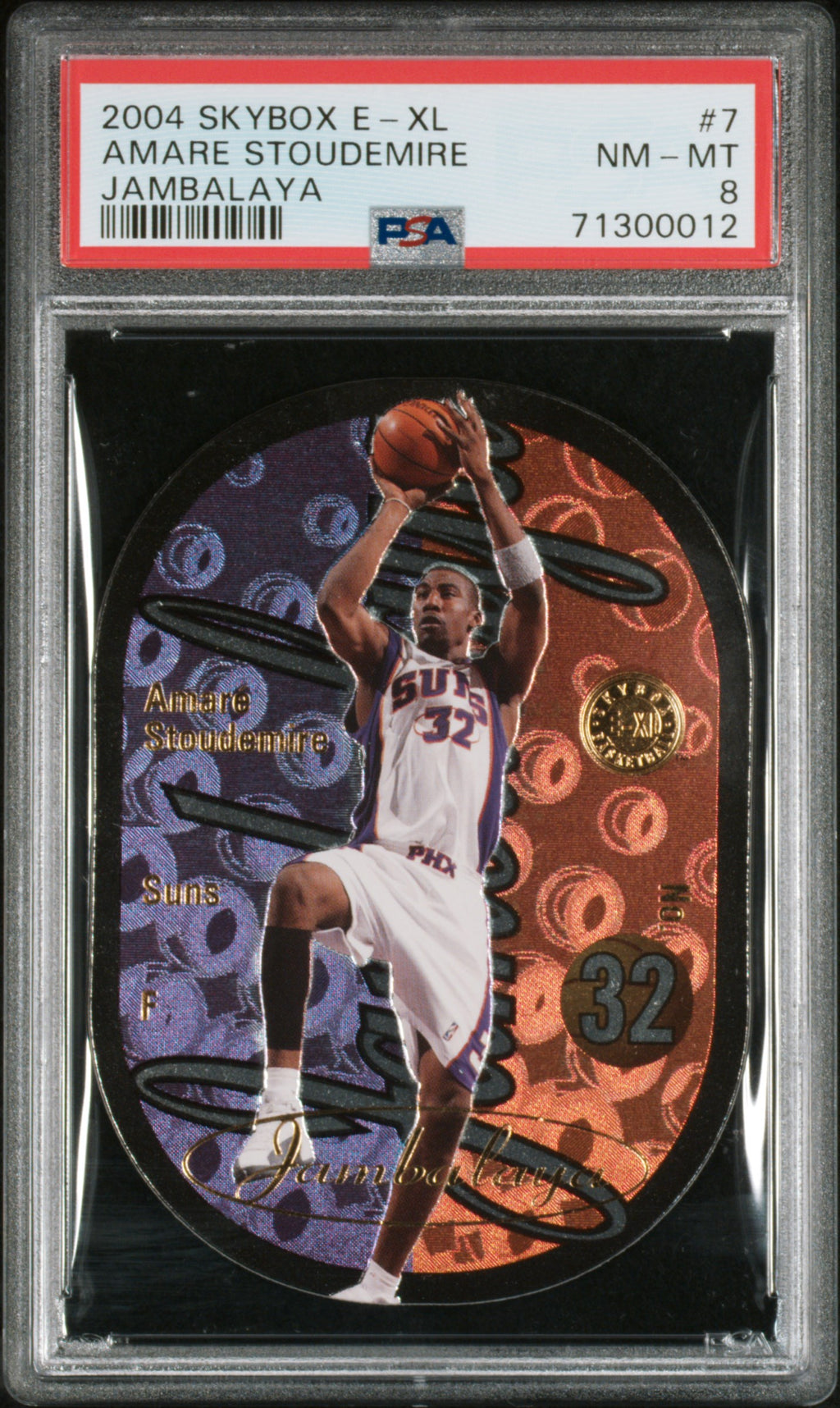 2004 Skybox E-XL Jambalaya Amare Stoudemire PSA 8