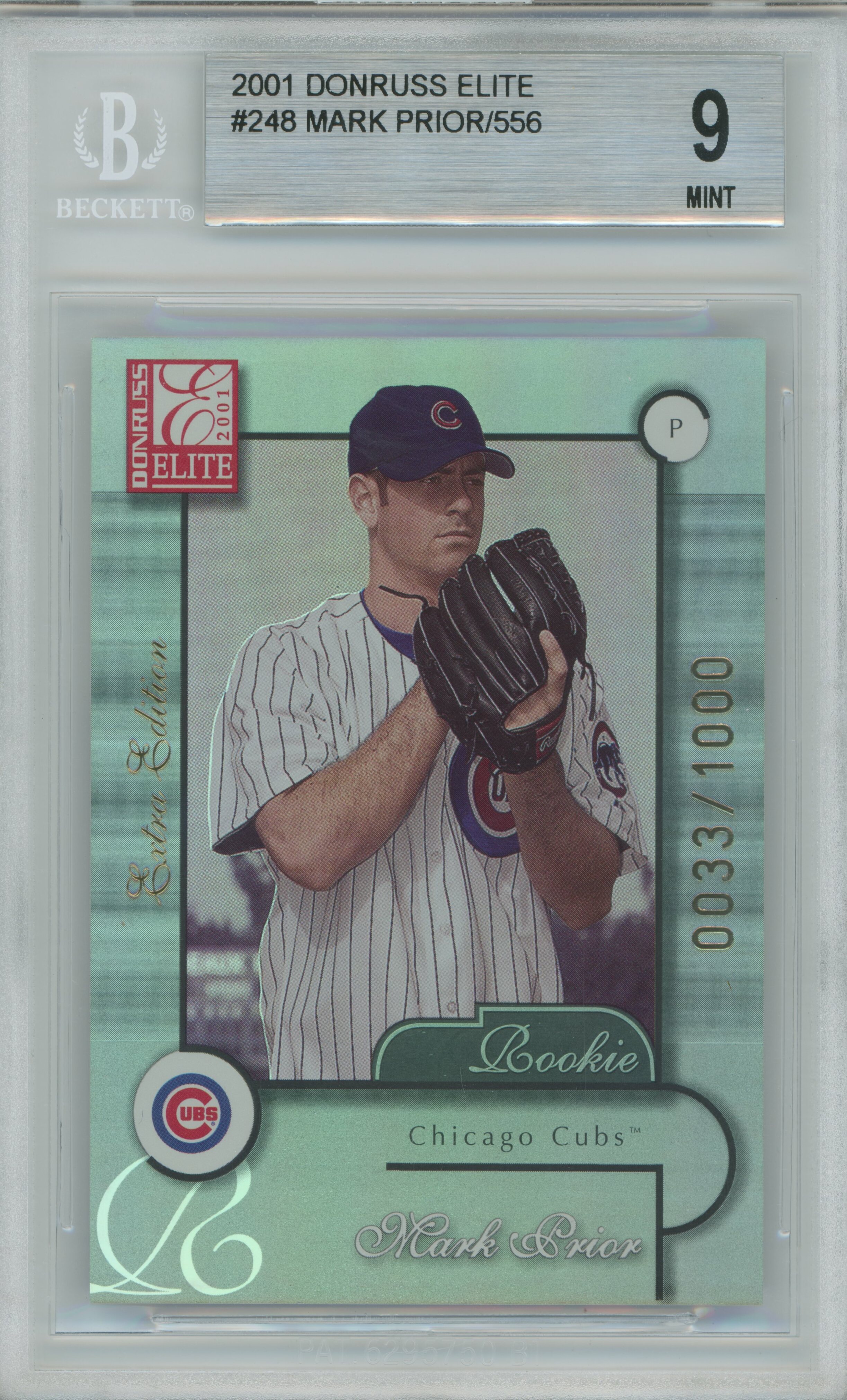 2001 Elite RC Mark Prior BGS 9