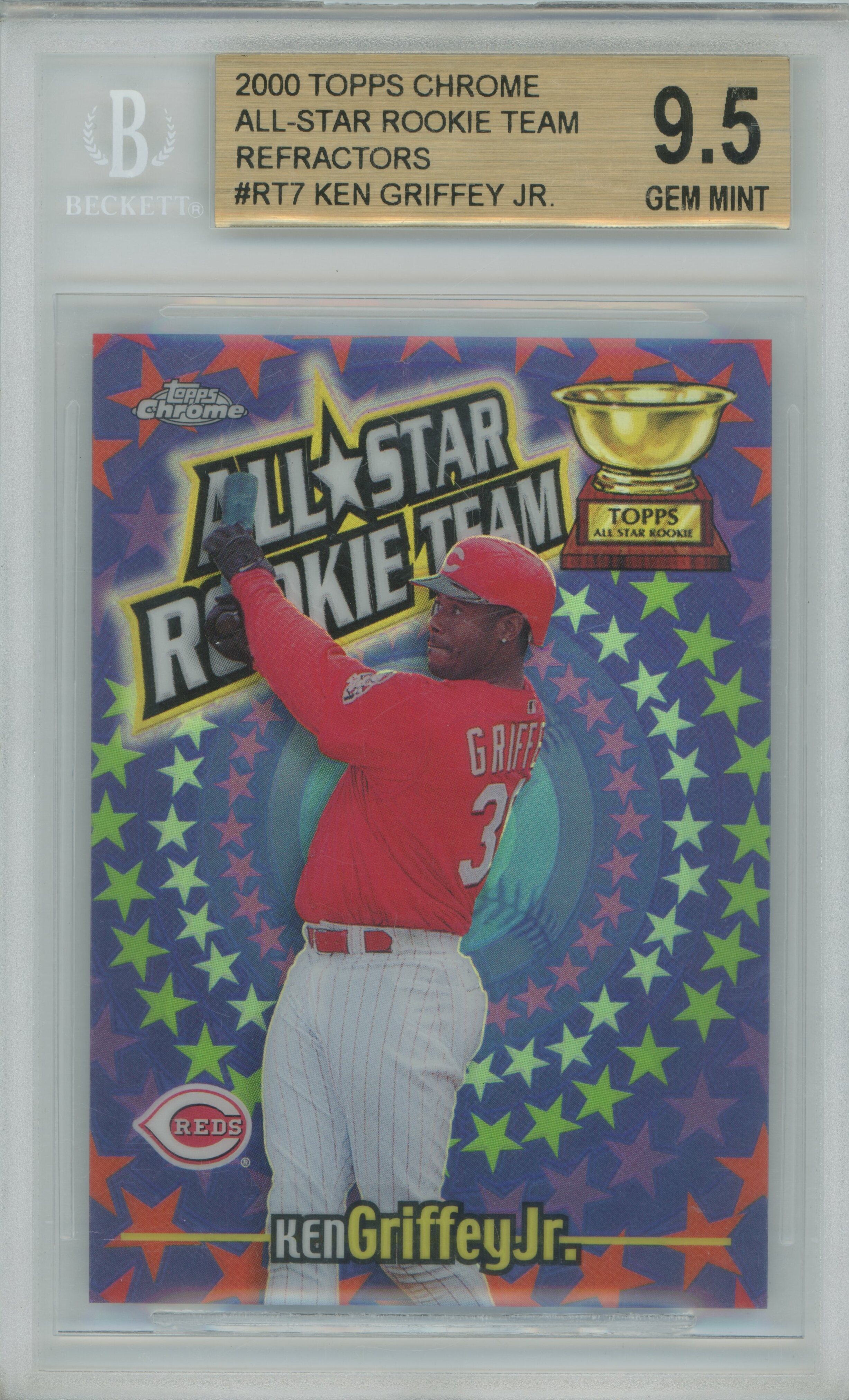 2000 Topps Chrome All-Star Rookie Team Ken Griffey Jr. BGS 9.5