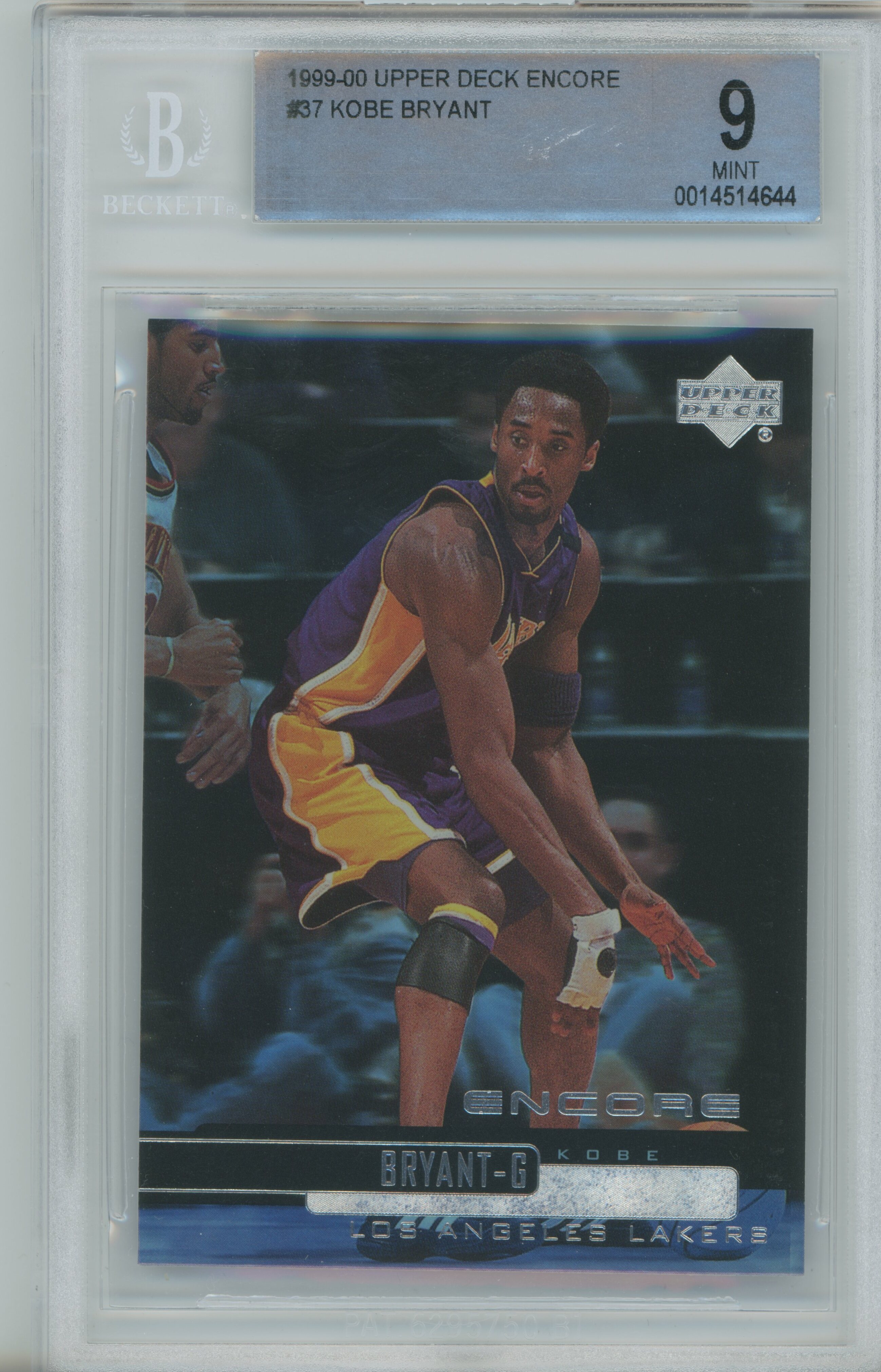 1999-00 Encore Kobe Bryant BGS 9