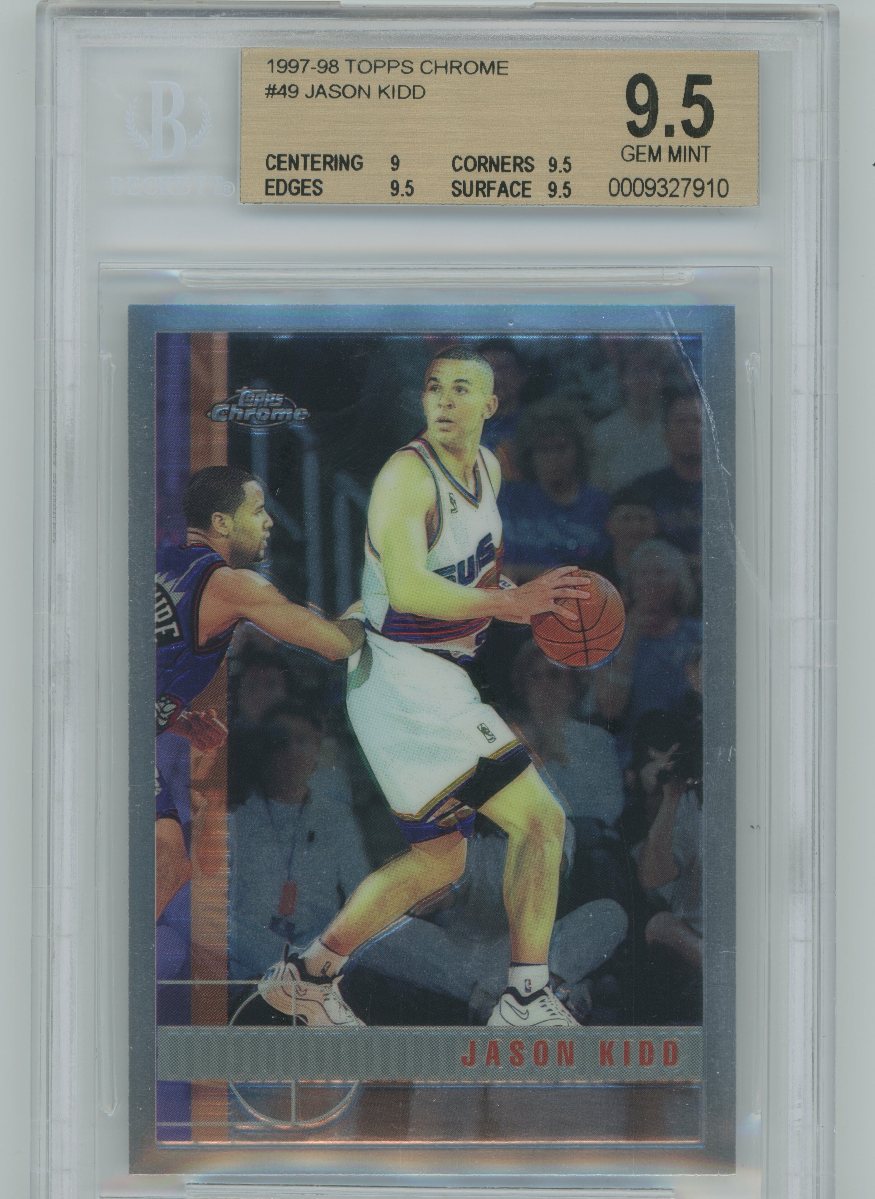 1997-98 Topps Chrome Jason Kidd BGS 9.5