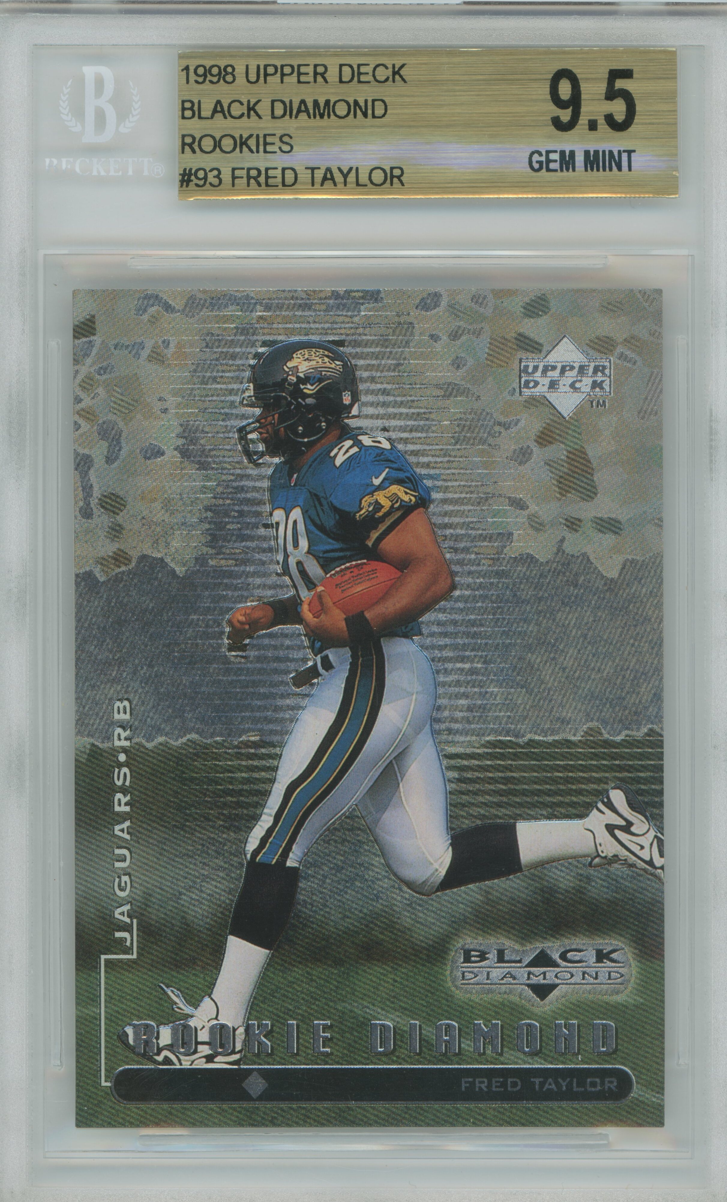 1998 Black Diamond RC Fred Taylor BGS 9.5