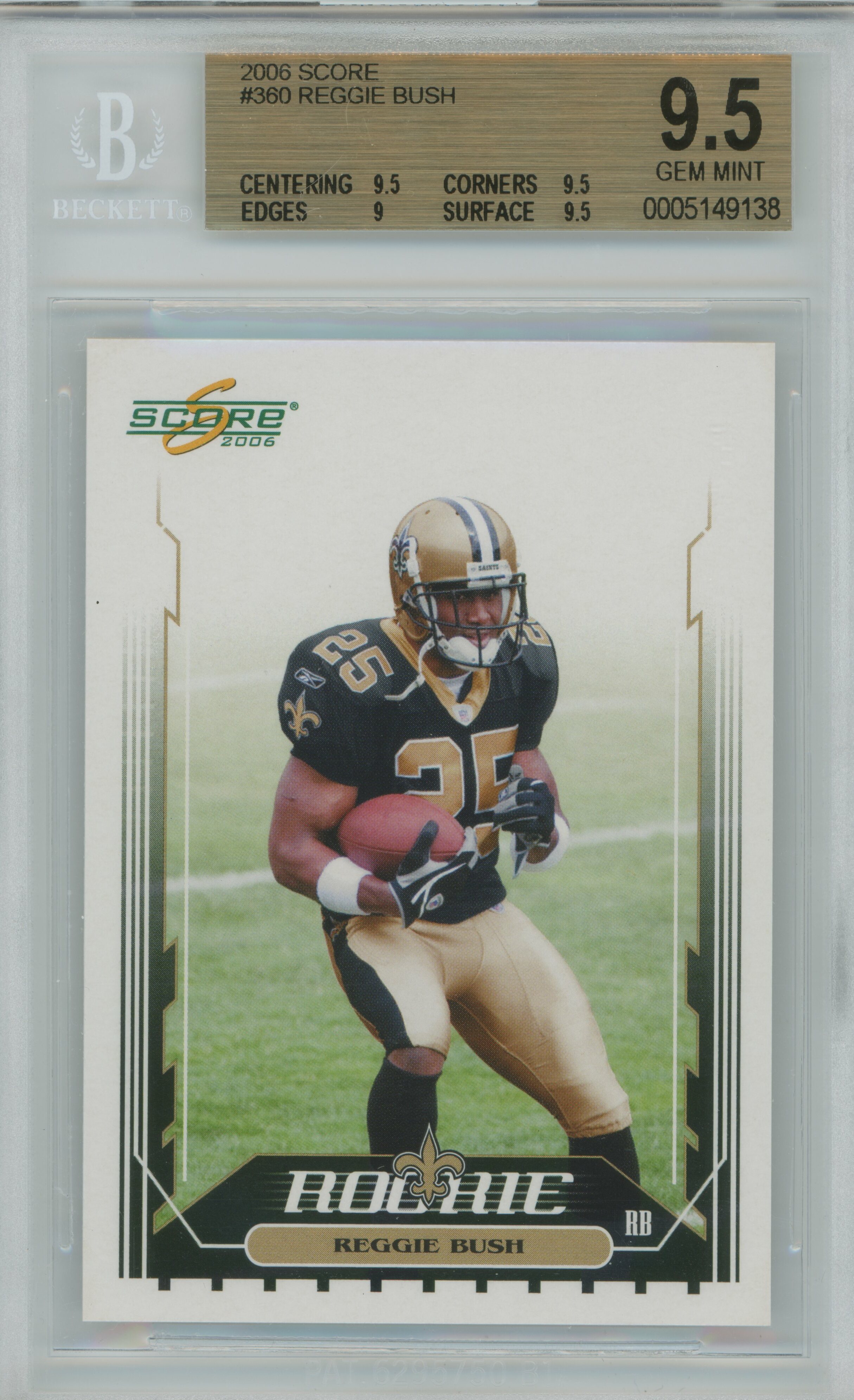 2006 Score Reggie Bush BGS 9.5