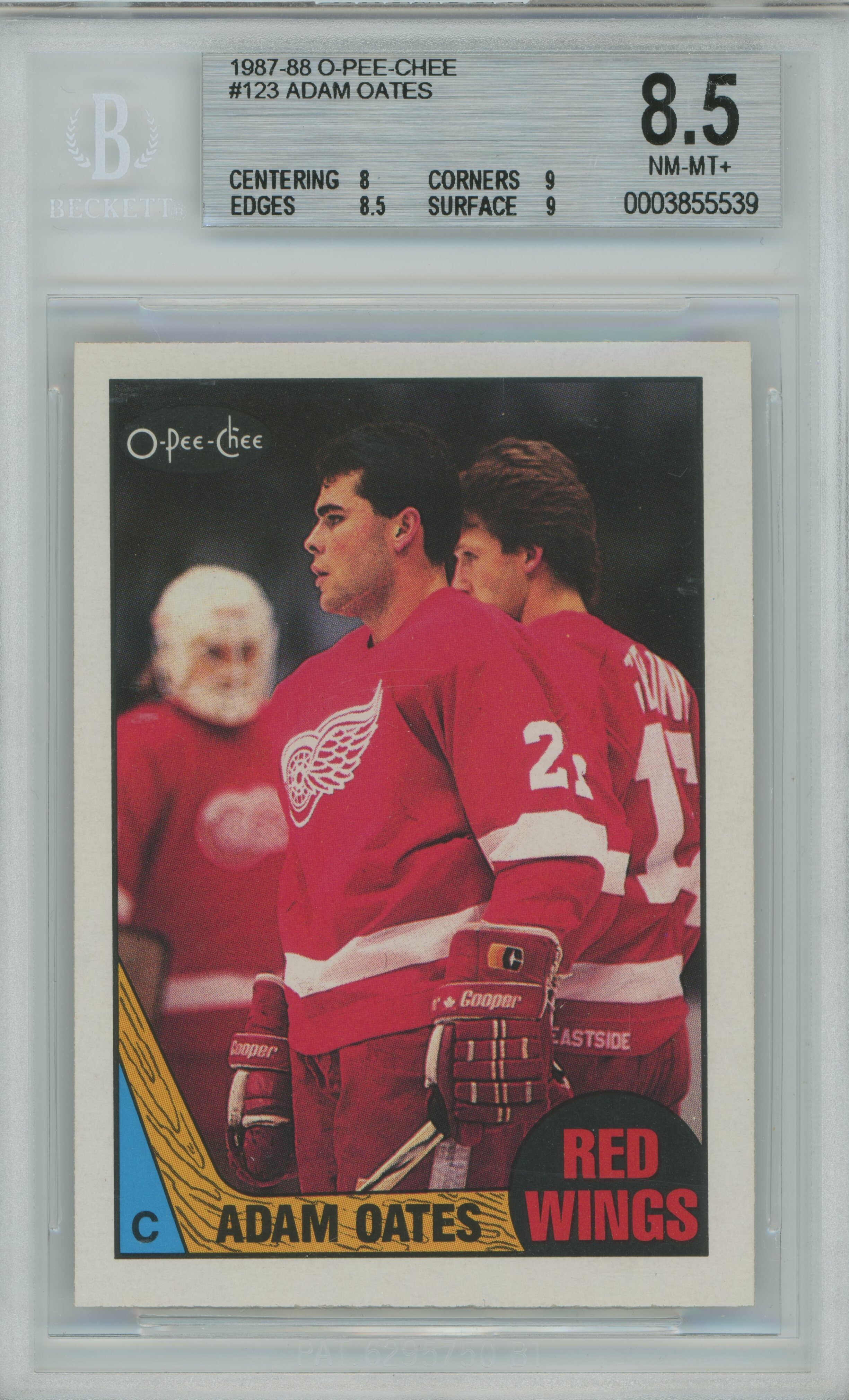 1987-88 O-Pee-Chee Adam Oates BGS 8.5