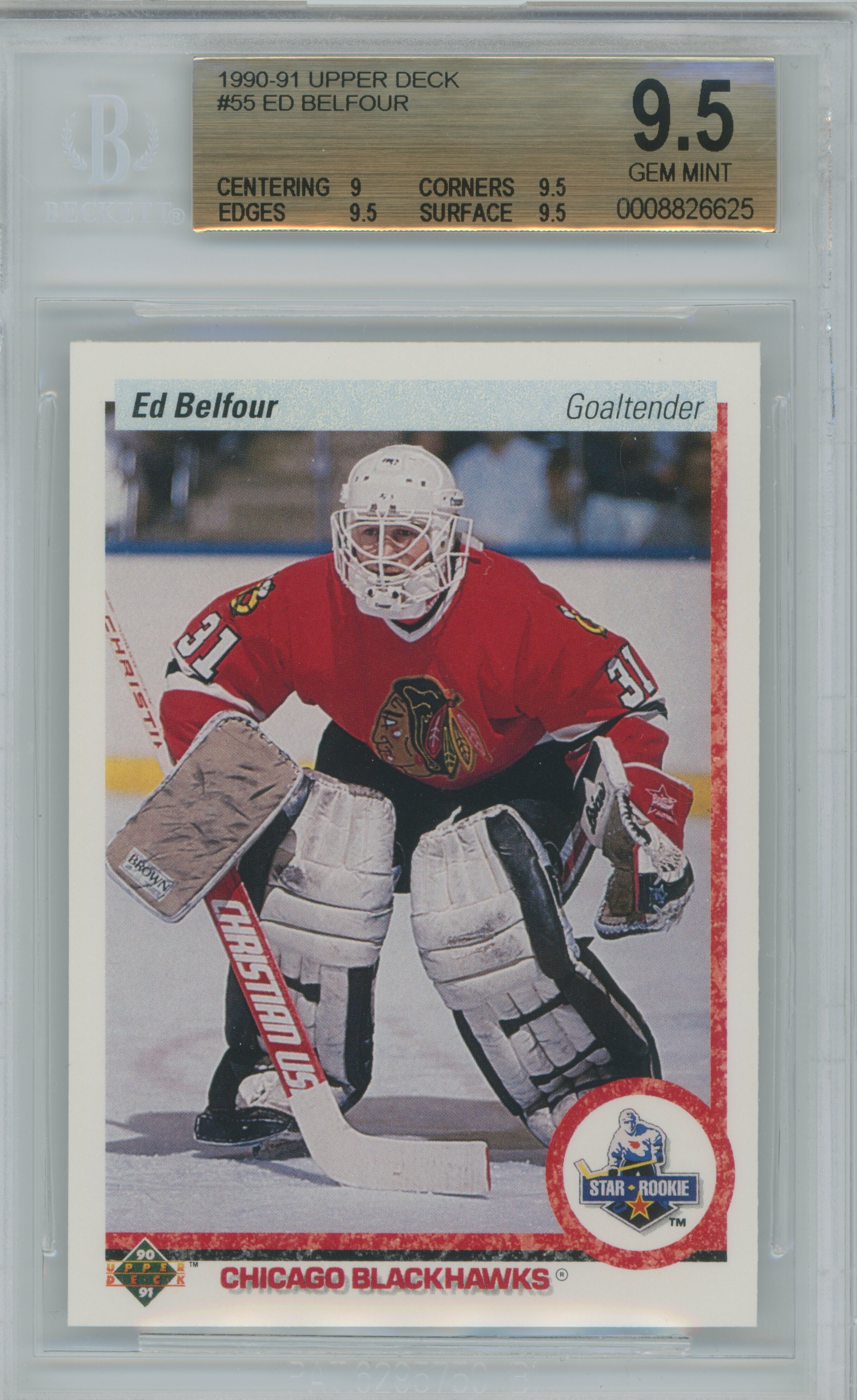 1990-91 O-Pee-Chee Premier RC Owen Nolan BGS 9.5