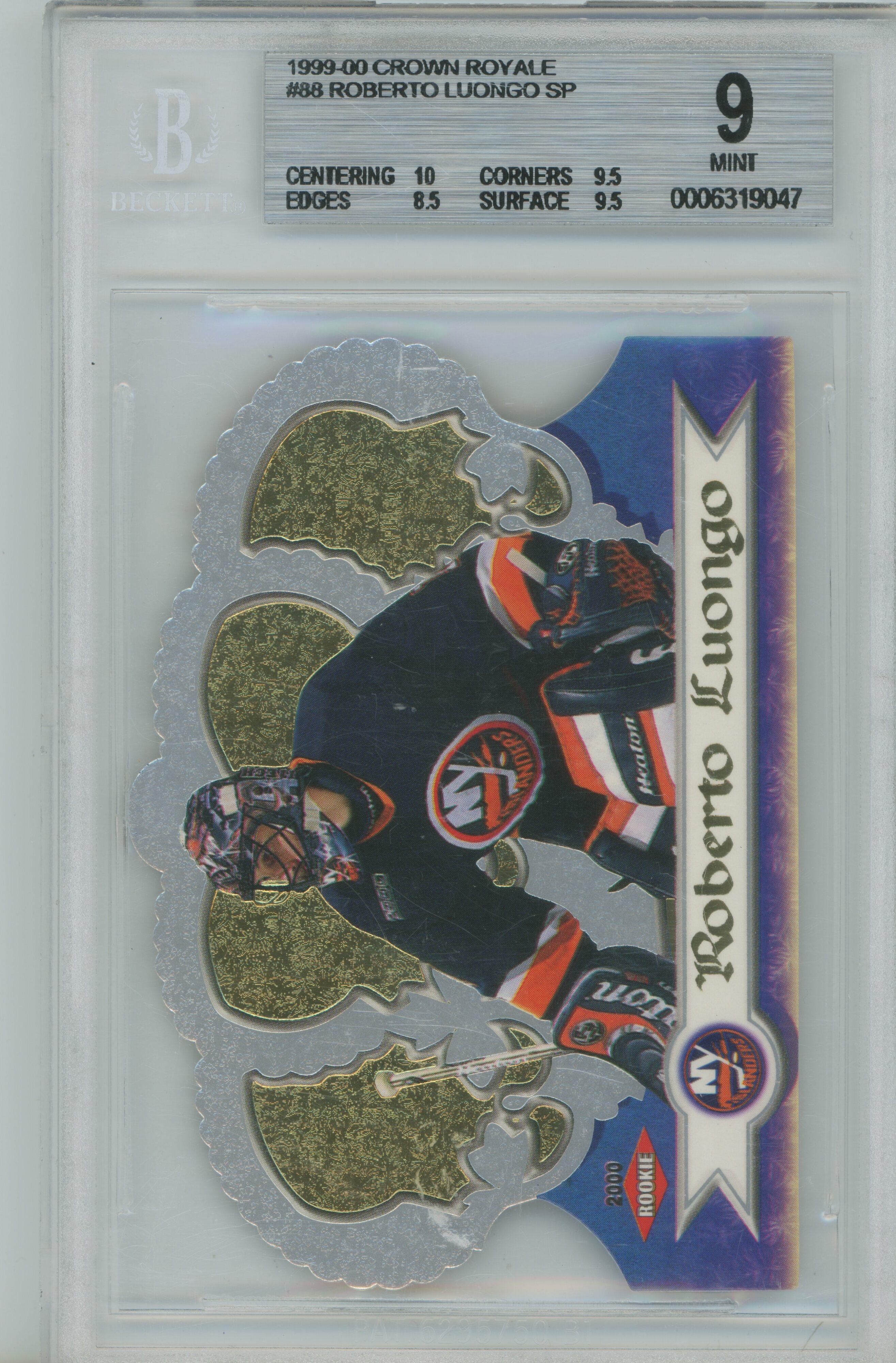 1999-00 Crown Royale Roberto Luongo BGS 9