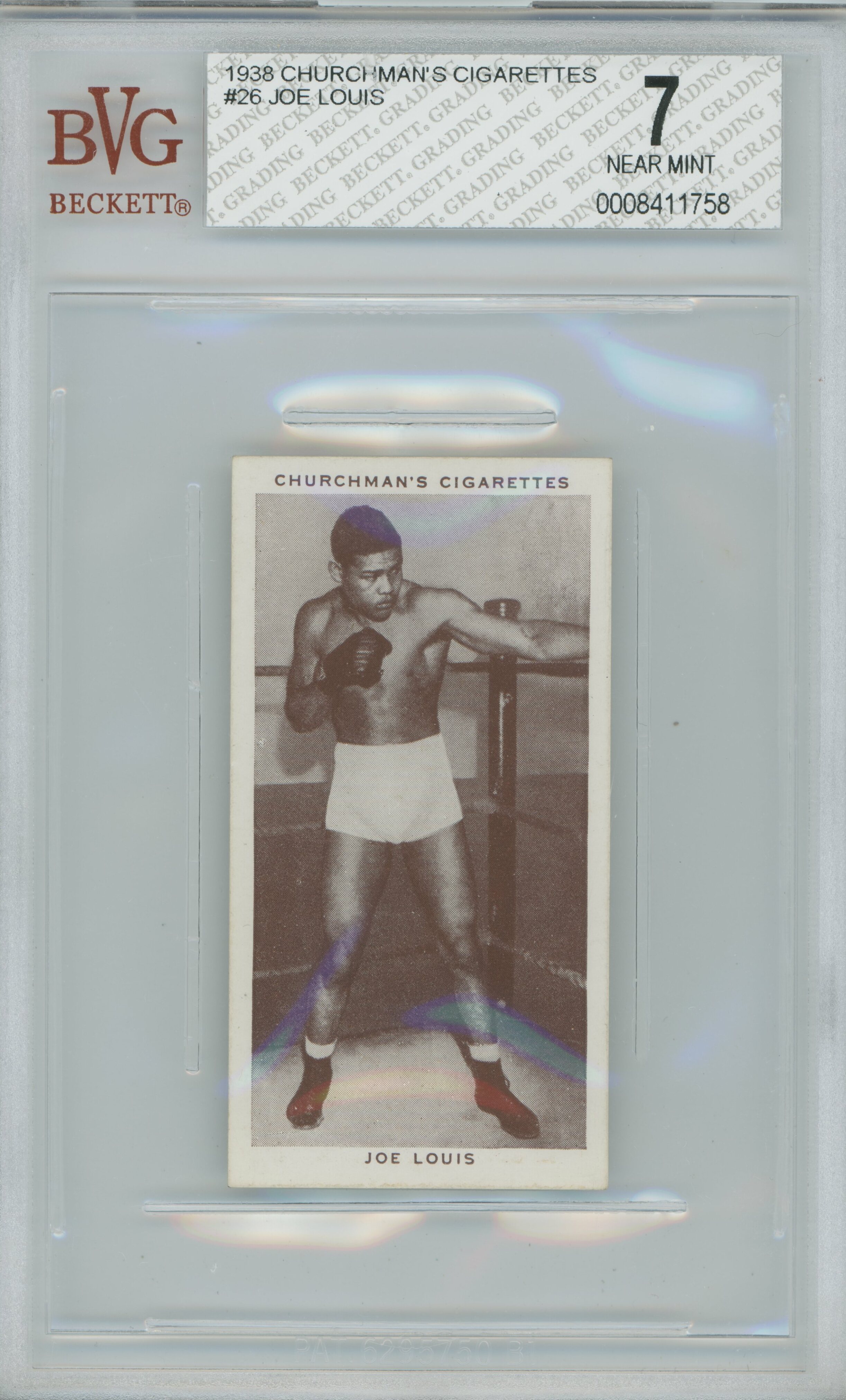 1938 Churchman's Cigarettes Joe Louis BVG 7