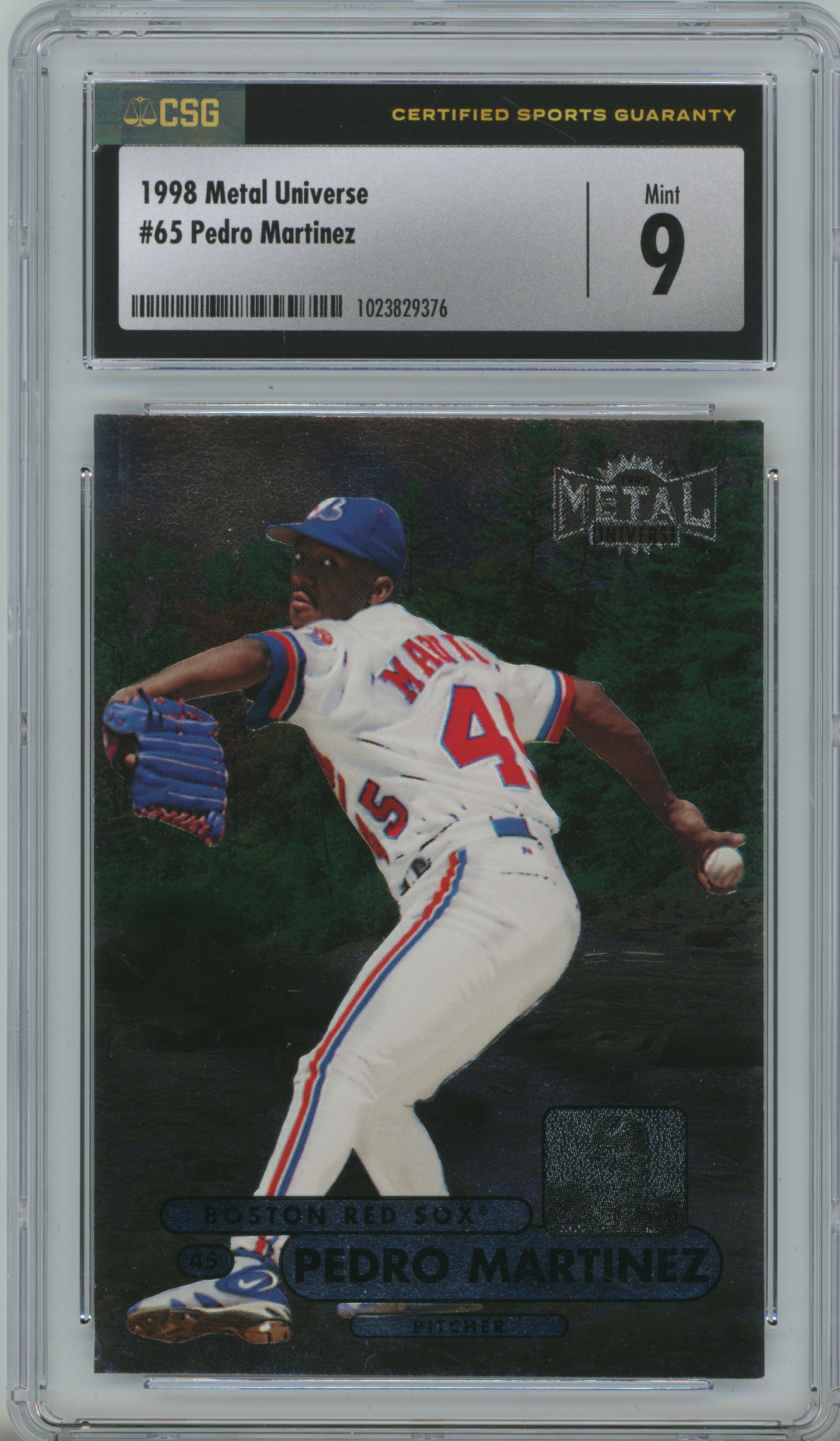 1998 Metal Universe Pedro Martinez CSG 9