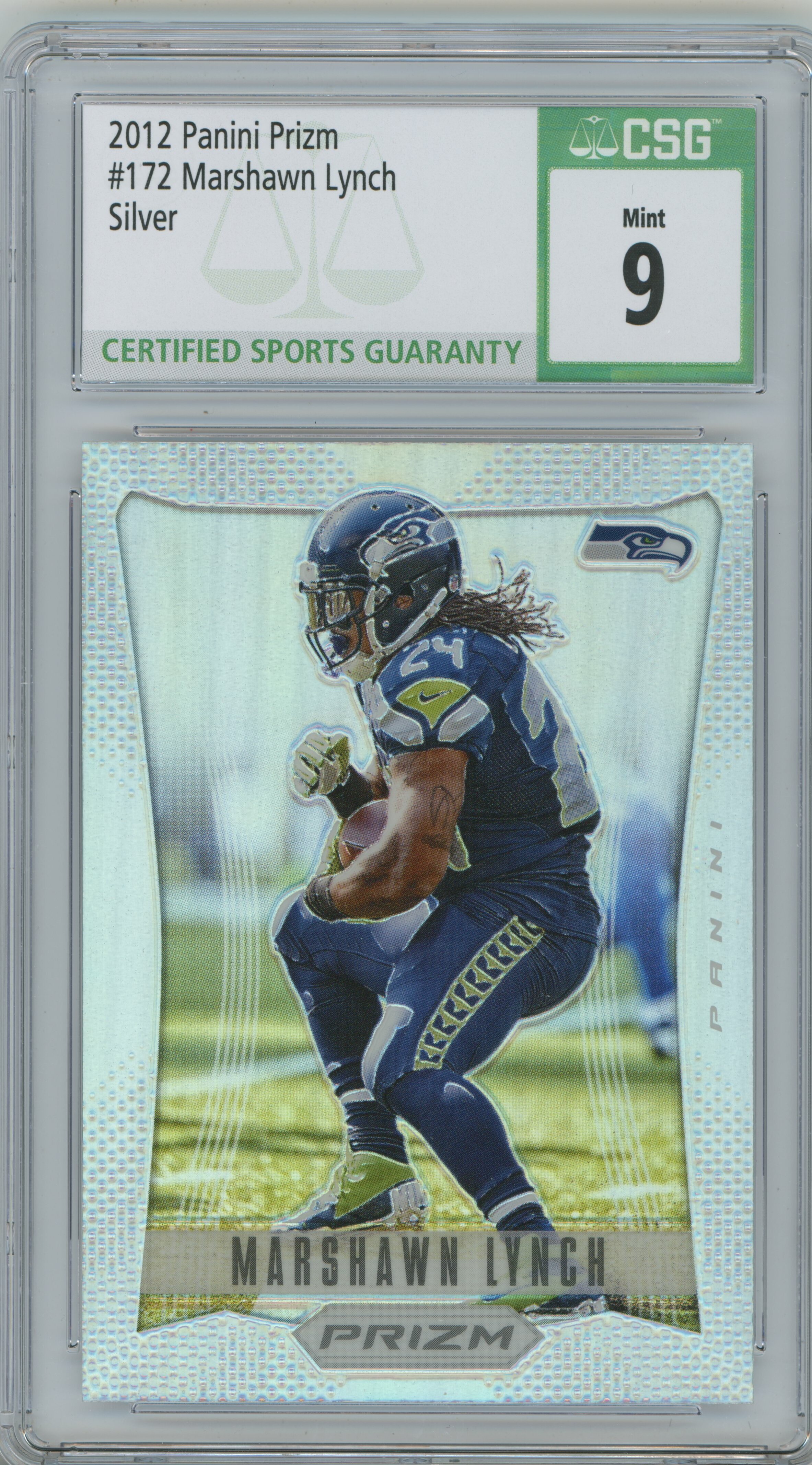 2012 Prizm Silver Marshawn Lynch CSG 9