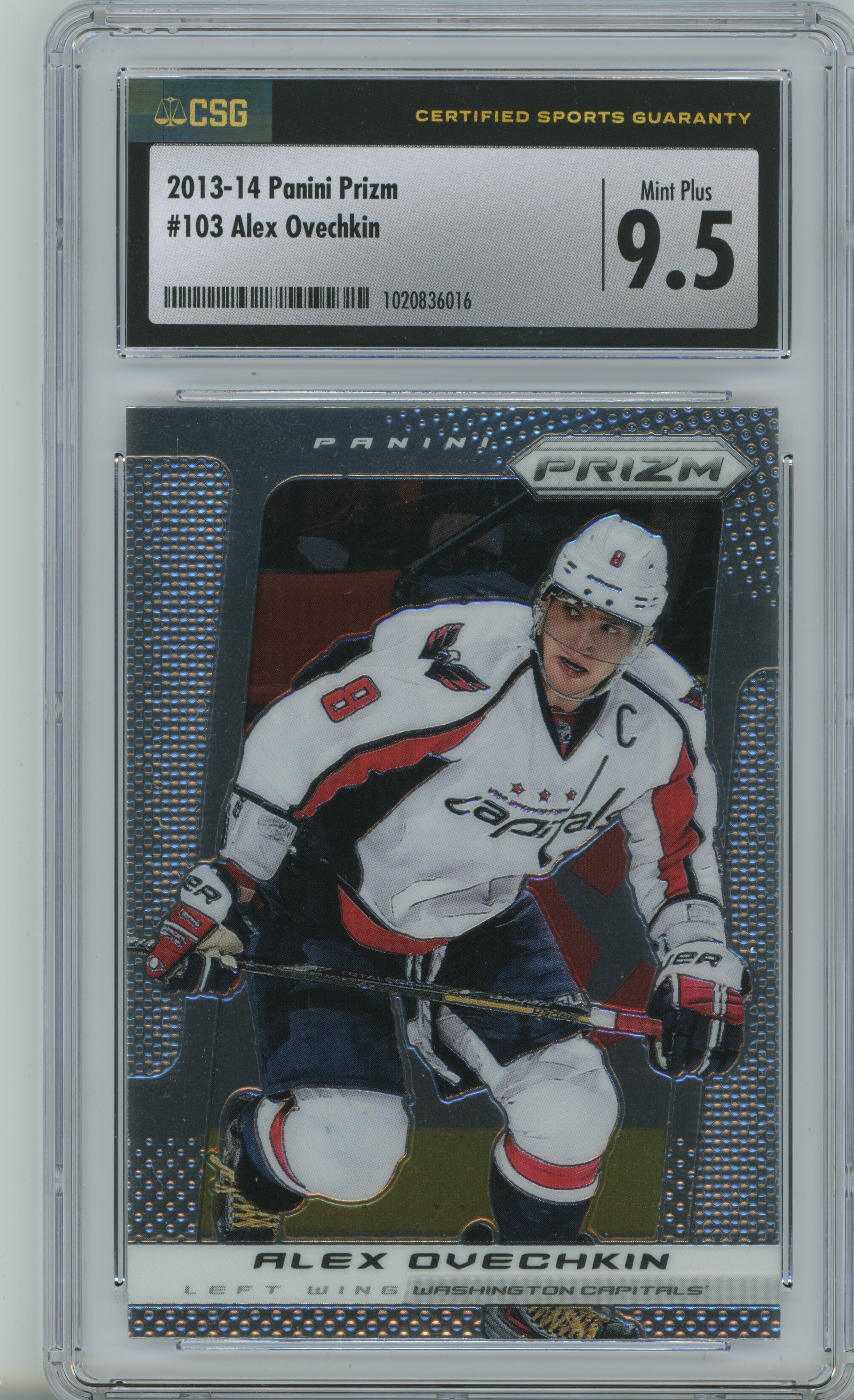 2013-14 Prizm Alex Ovechkin CSG 9.5