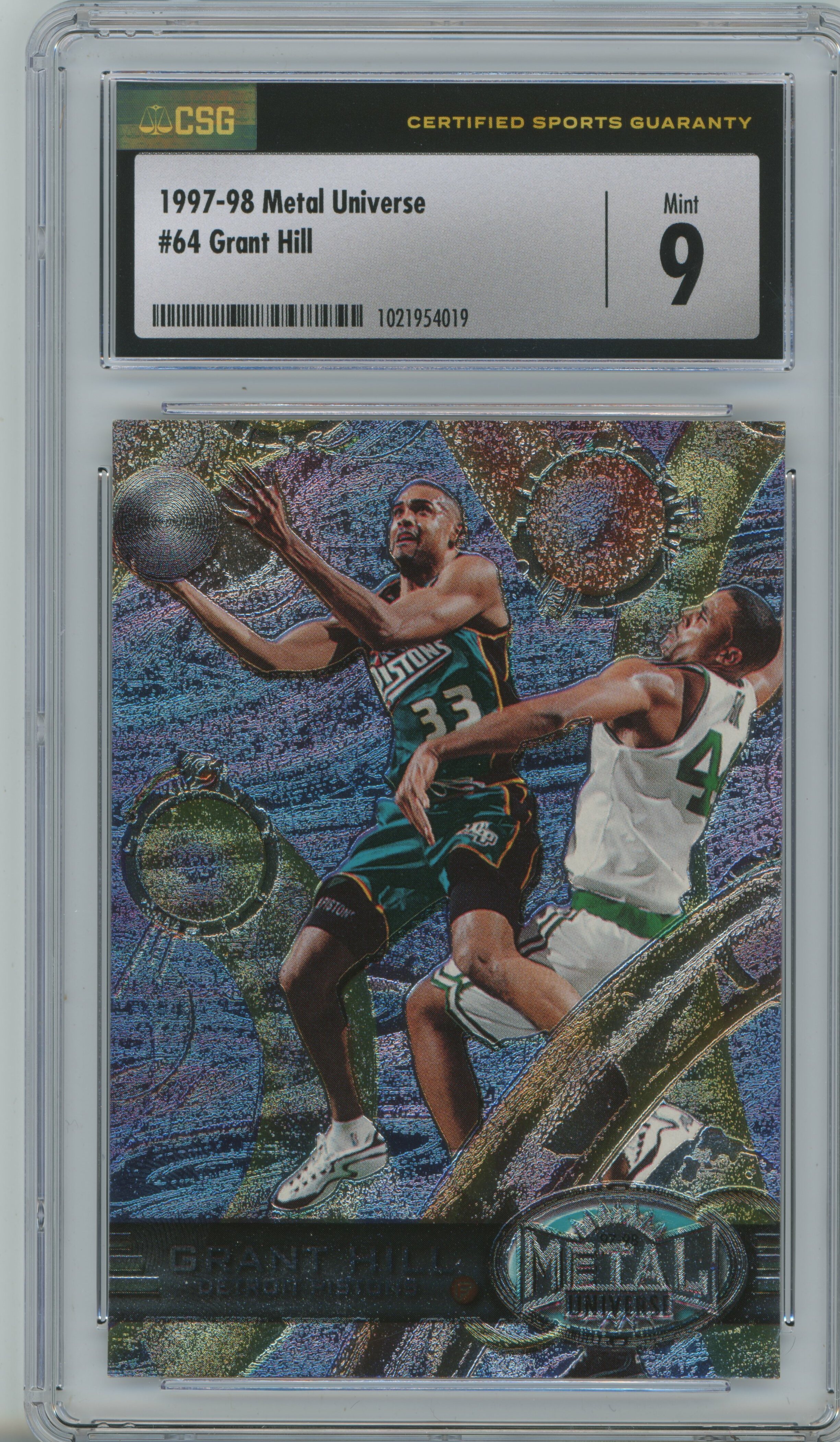 1997-98 Metal Universe Grant Hill CSG 9