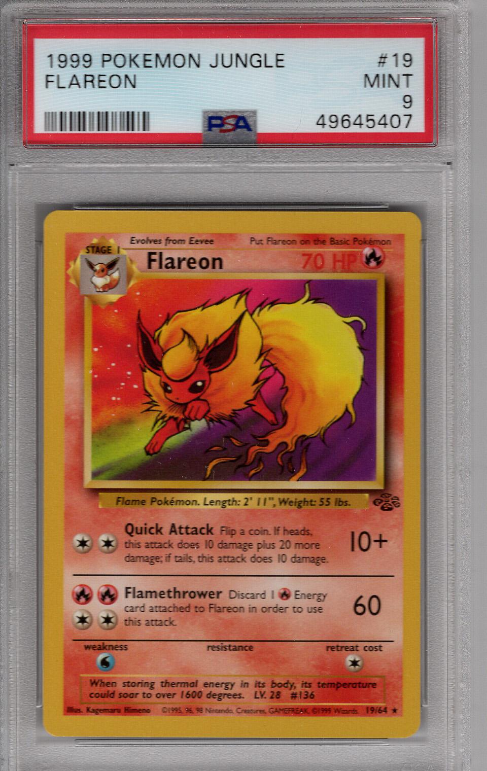 1999 Jungle Flareon PSA 9