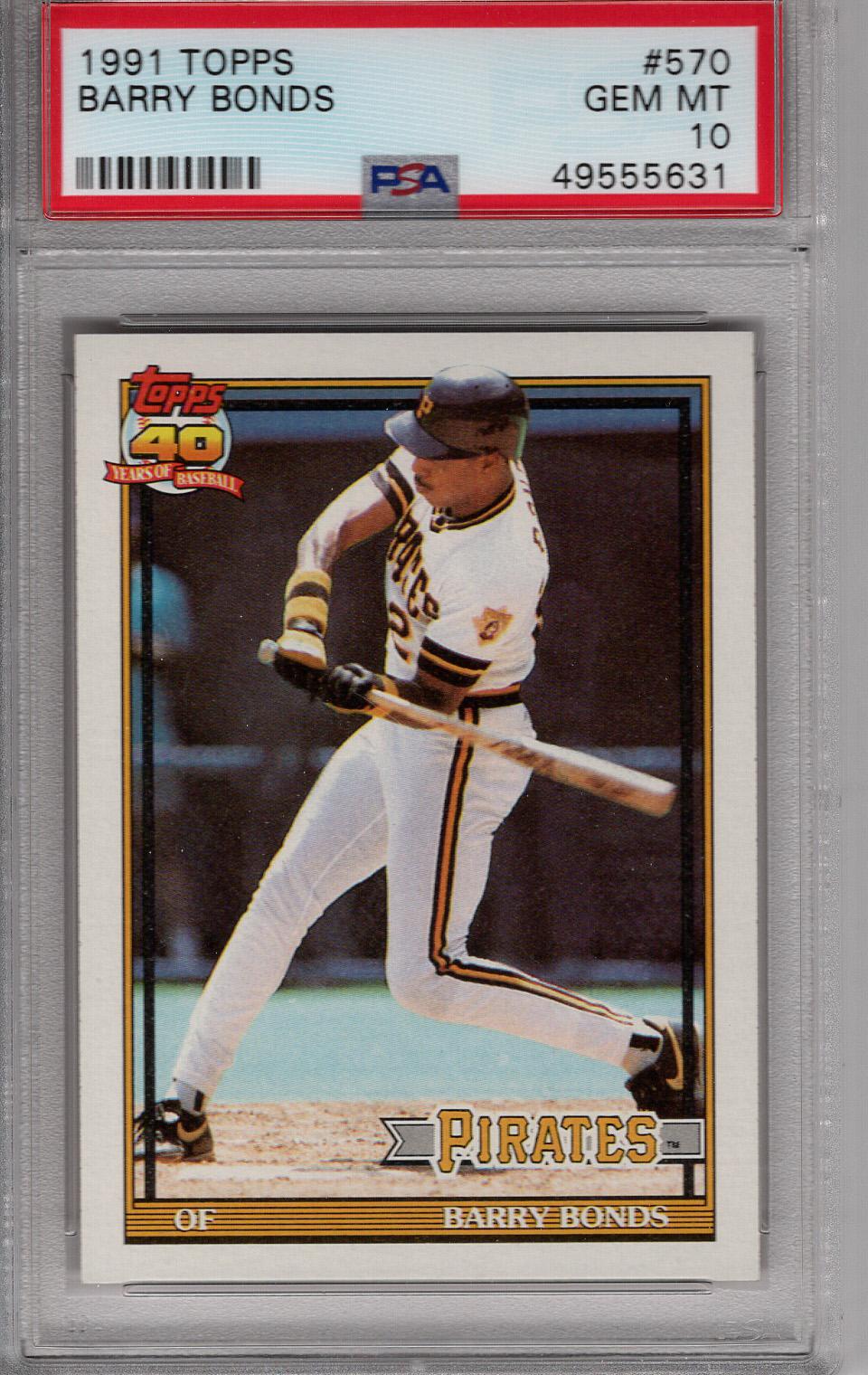 1991 Topps Barry Bonds