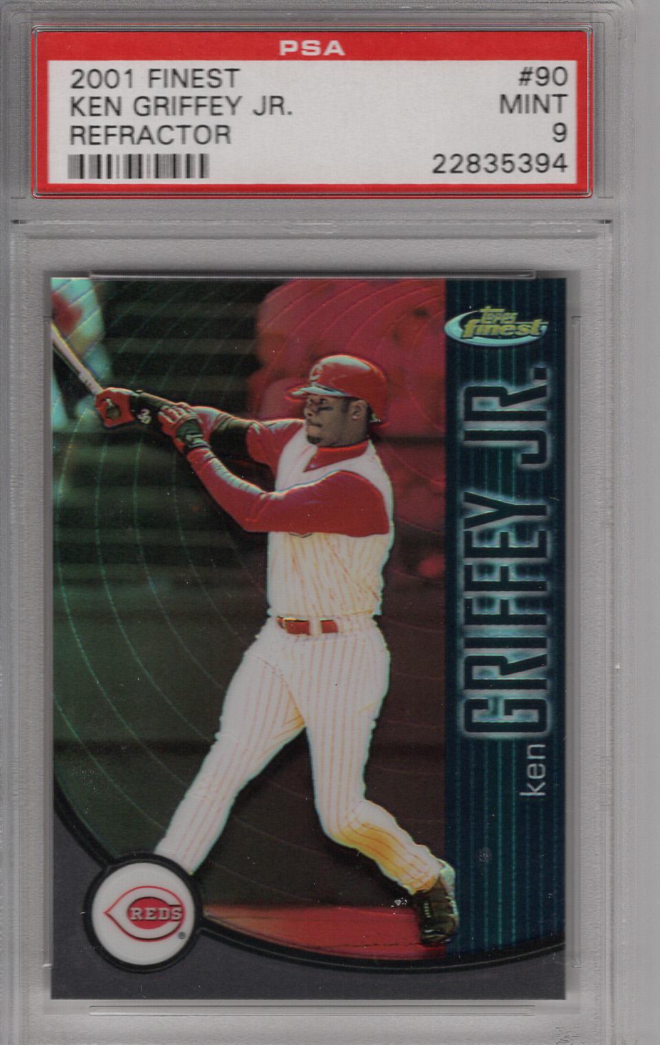 2001 Finest Refractor Ken Griffey Jr. PSA 9