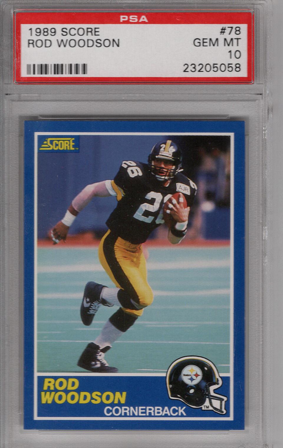 1989 Score Rod Woodson PSA 10