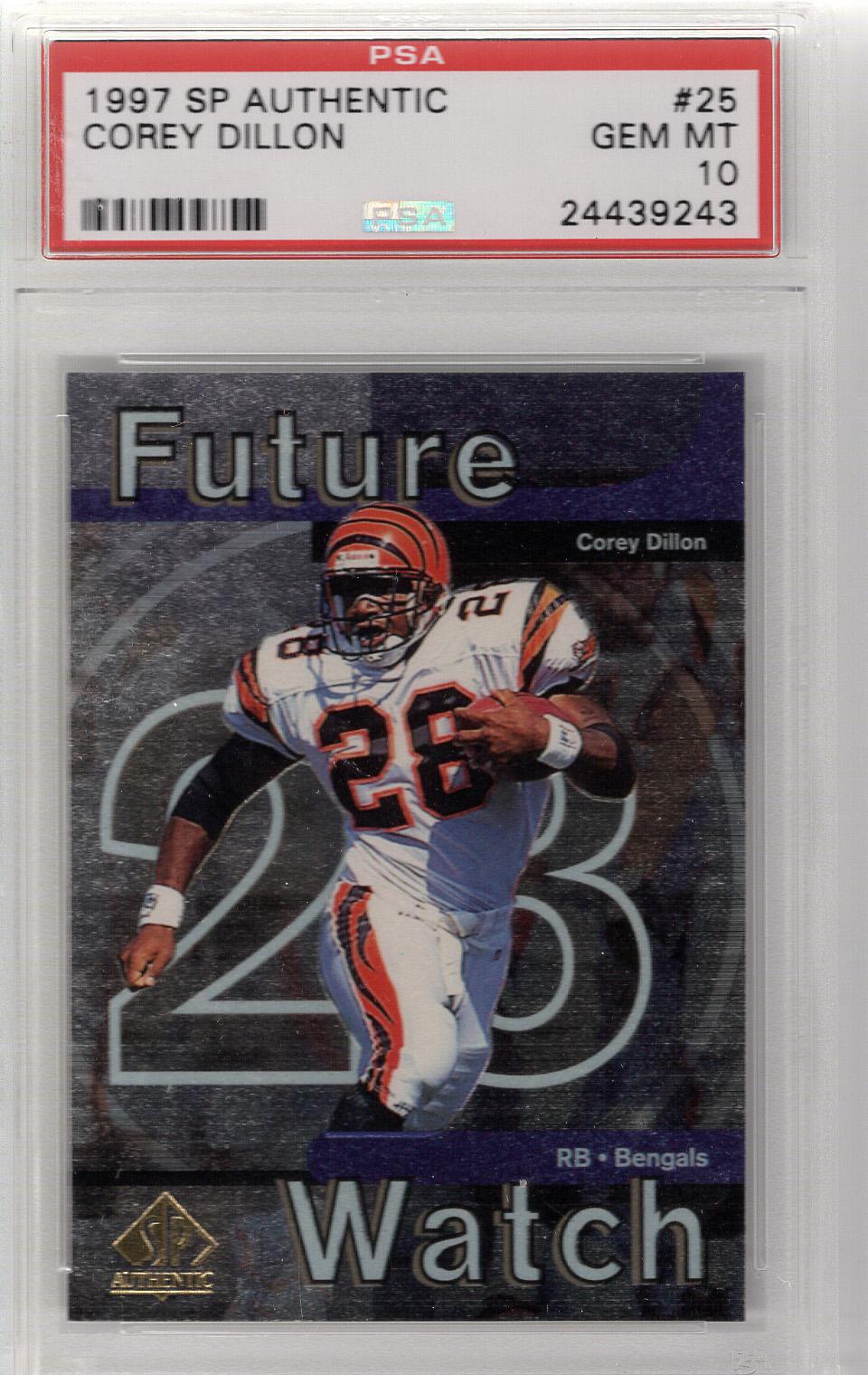 1997 SP Authentic RC Corey Dillon PSA 10