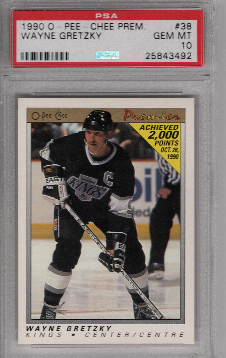 1990-91 O-Pee-Chee Premier Wayne Gretzky PSA 10