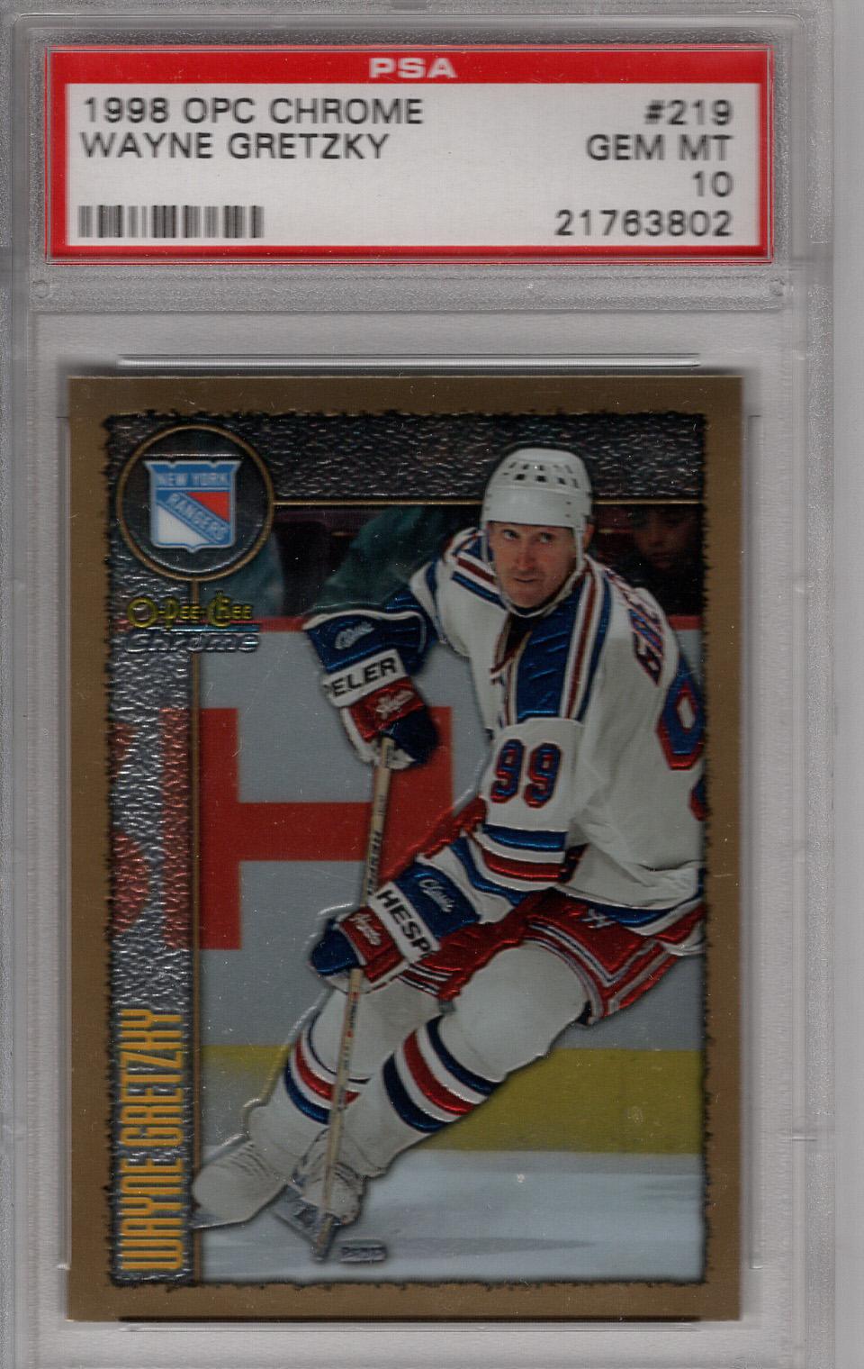 1998-99 O-Pee-Chee Chrome Wayne Gretzky PSA 10