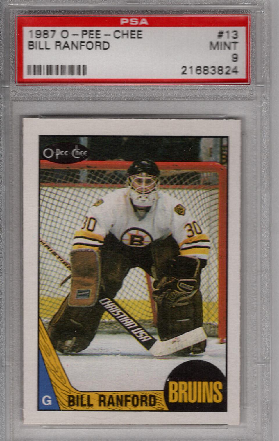 1987-88 O-Pee-Chee Bill Ranford PSA 9