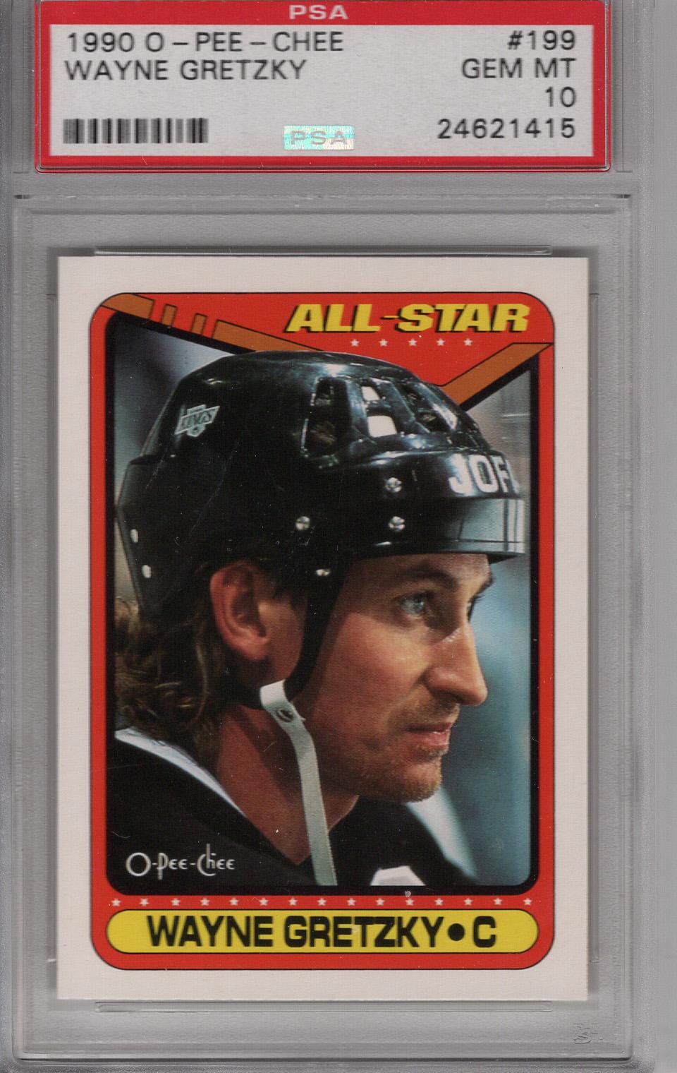 1990-91 O-Pee-Chee All-Star Wayne Gretzky PSA 10