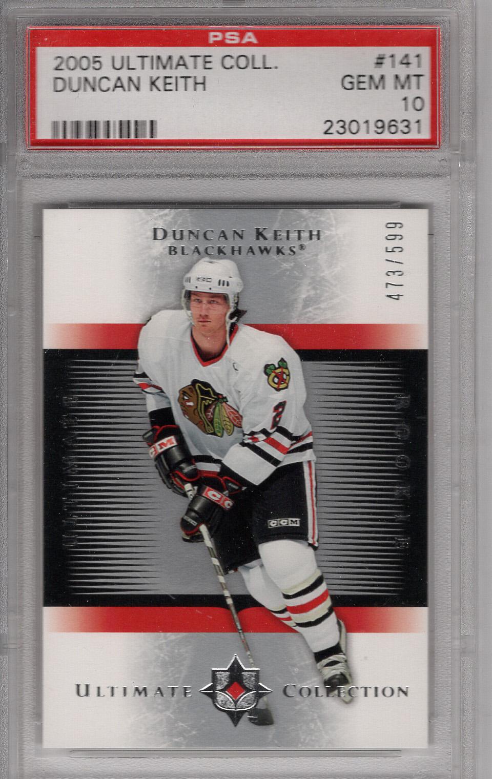 2005-06 Ultimate Collection RC Duncan Keith PSA 10