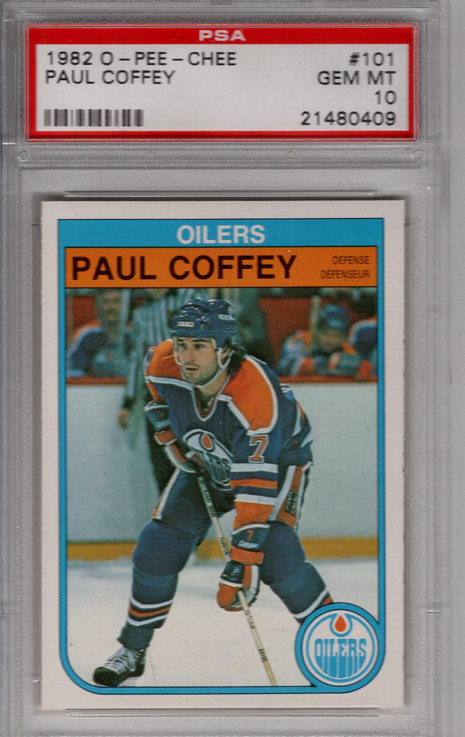 1982-83 O-Pee-Chee Paul Coffey PSA 10