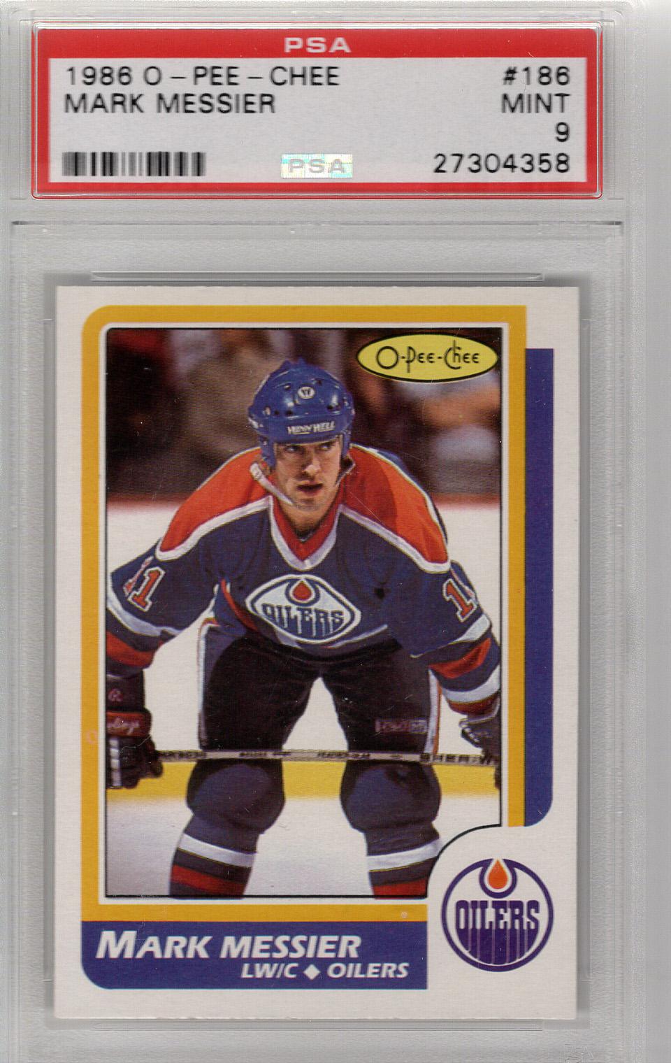 1986-87 O-Pee-Chee Mark Messier PSA 9