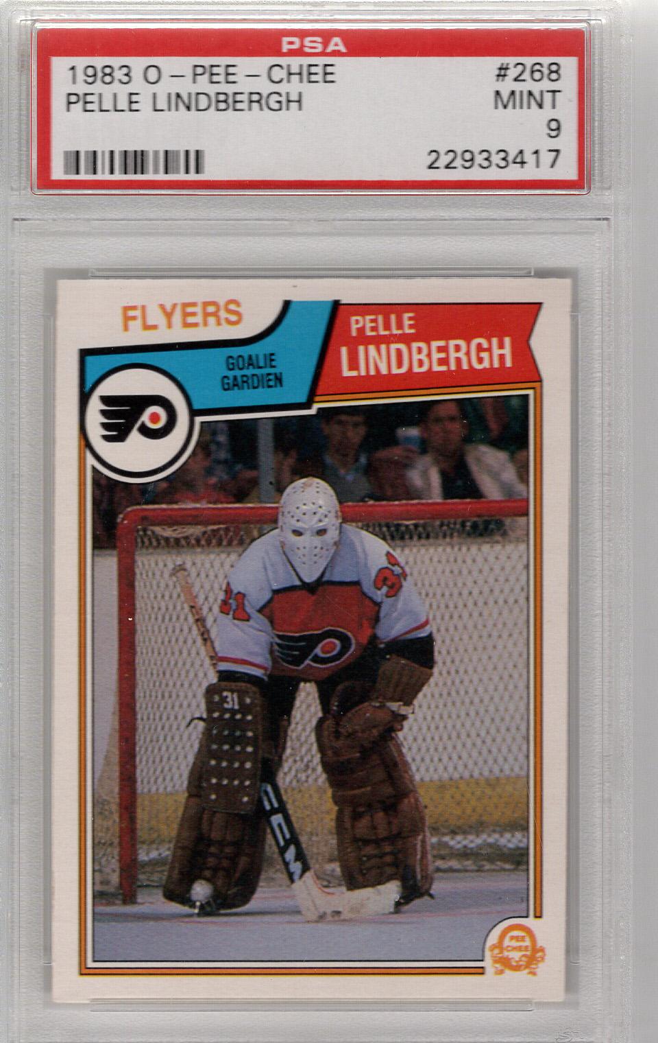 1983-84 O-Pee-Chee Pelle Lindbergh PSA 9