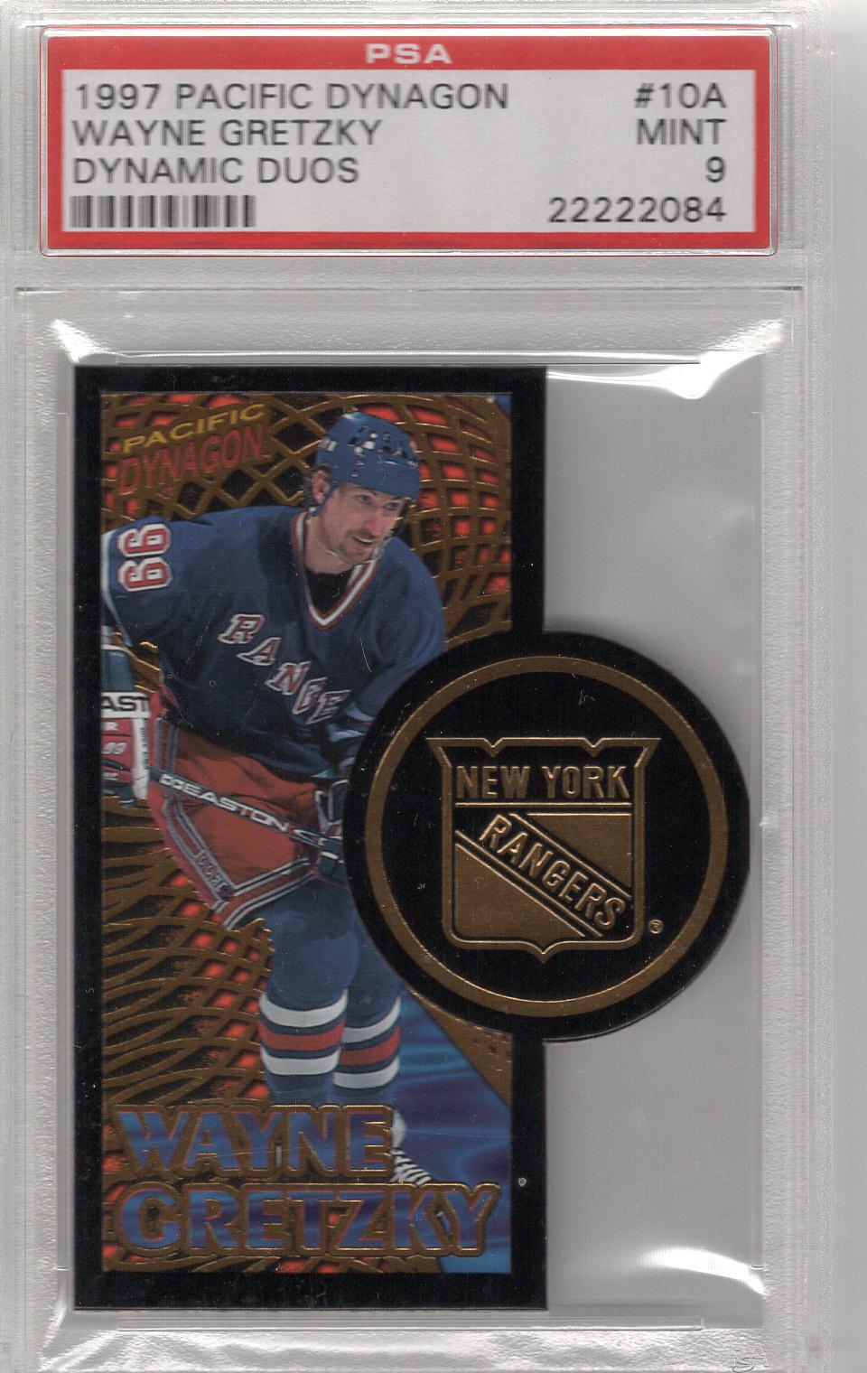 1997-98 Dynagon Dynamic Duos Wayne Gretzky PSA 9