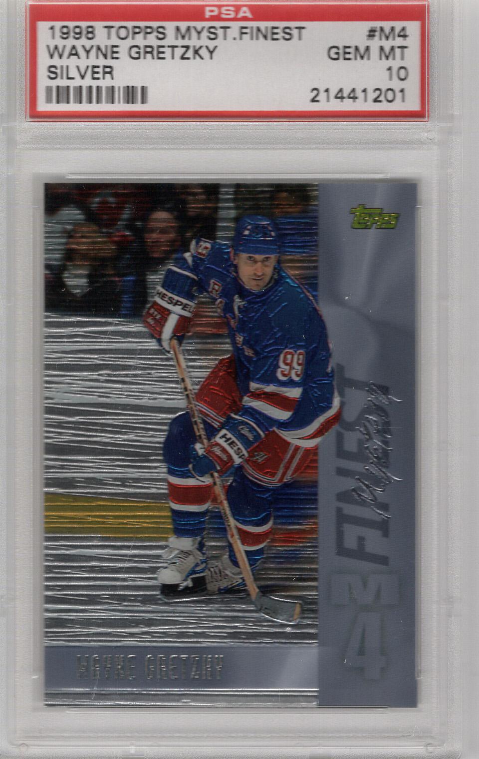 1998-99 Finest Mystery Silver Wayne Gretzky PSA 10