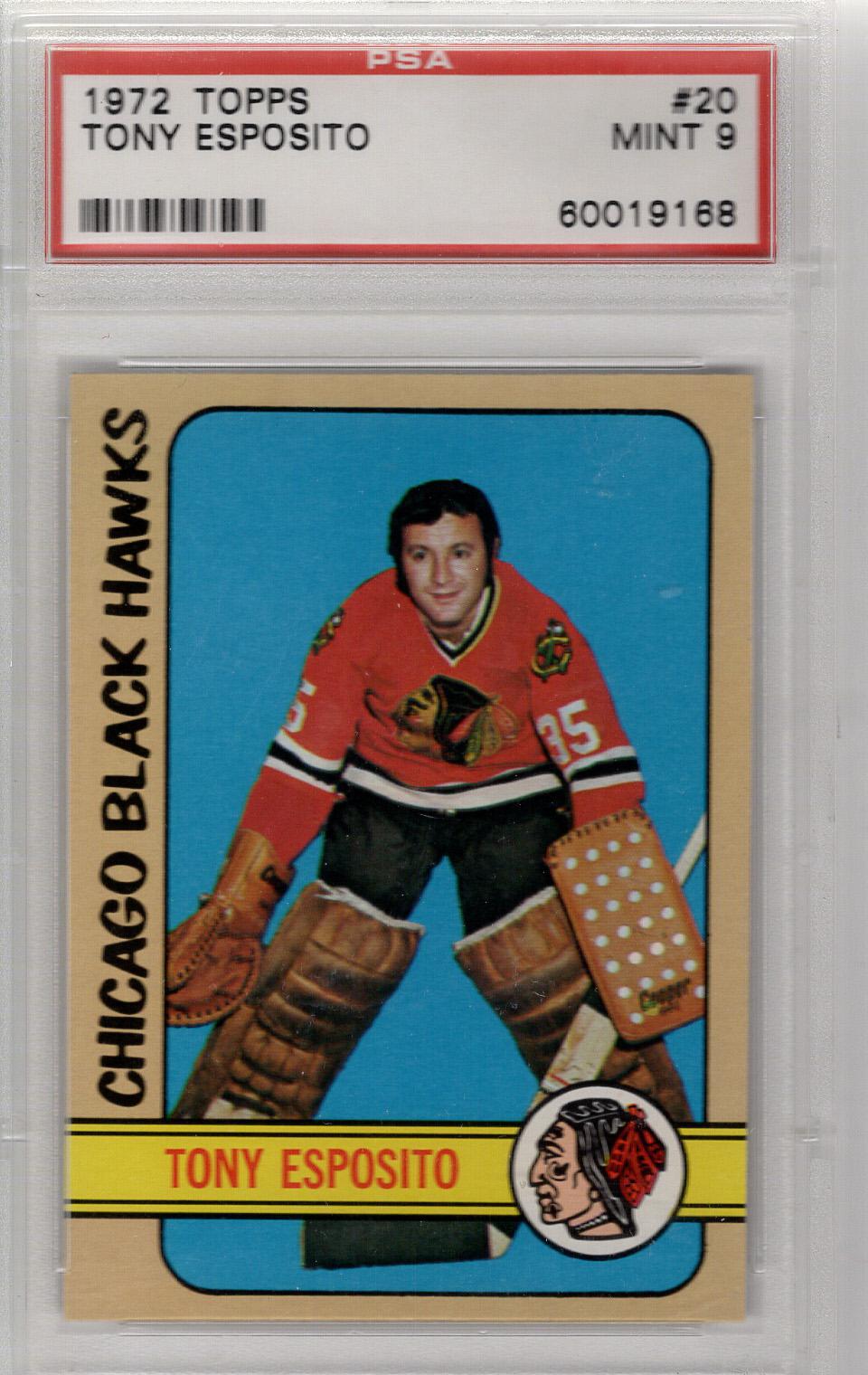 1972-73 Topps Tony Esposito PSA 9