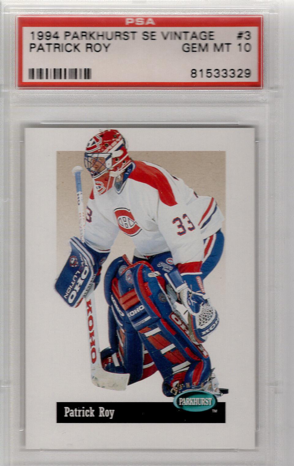 1994-95 Parkhurst SE Vintage Patrick Roy PSA 10