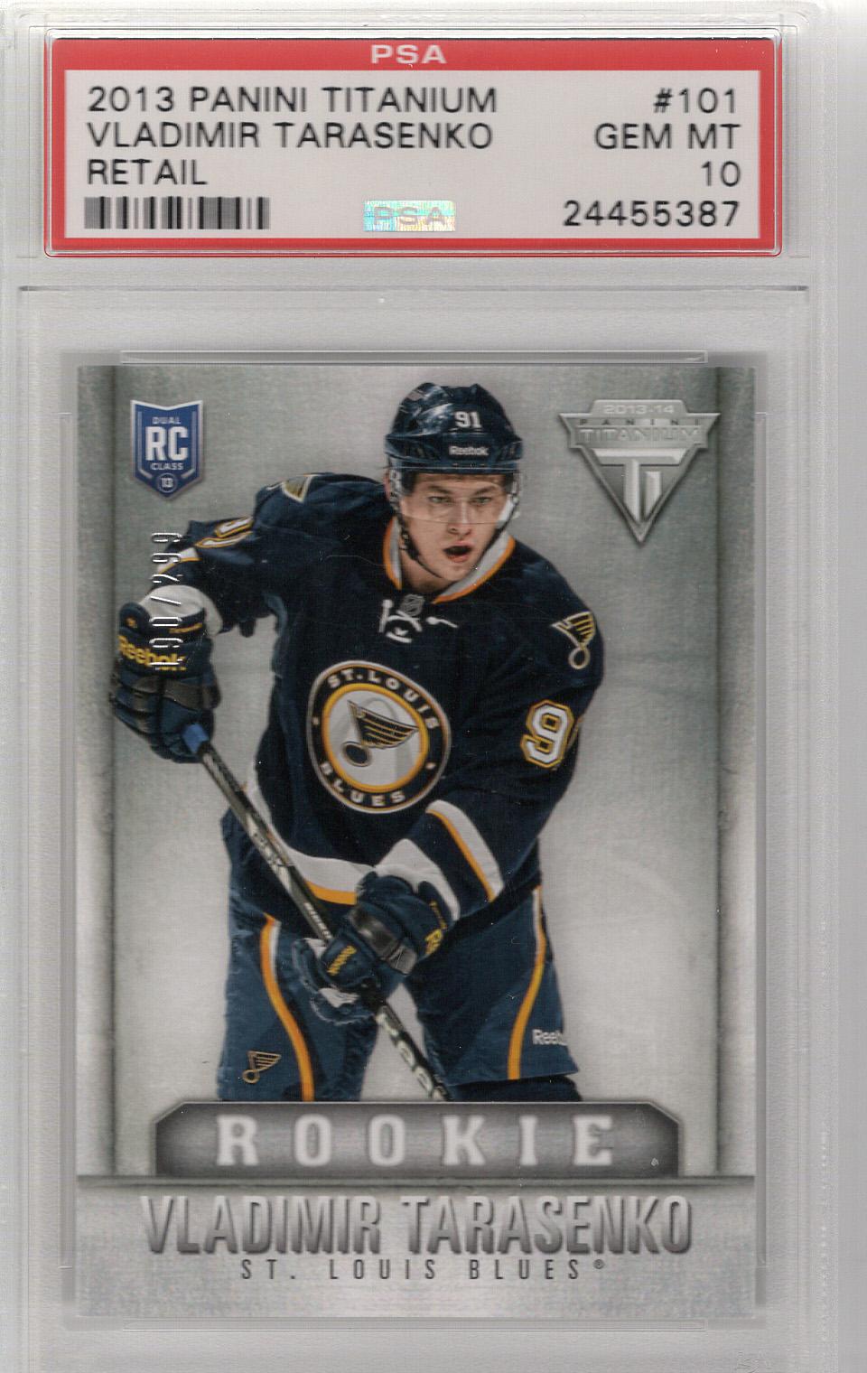 2013-14 Titanium Retail RC Vladimir Tarasenko PSA 10