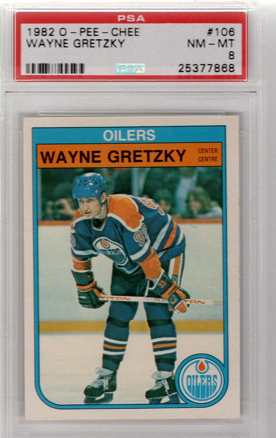 1982-83 O-Pee-Chee Wayne Gretzky PSA 8