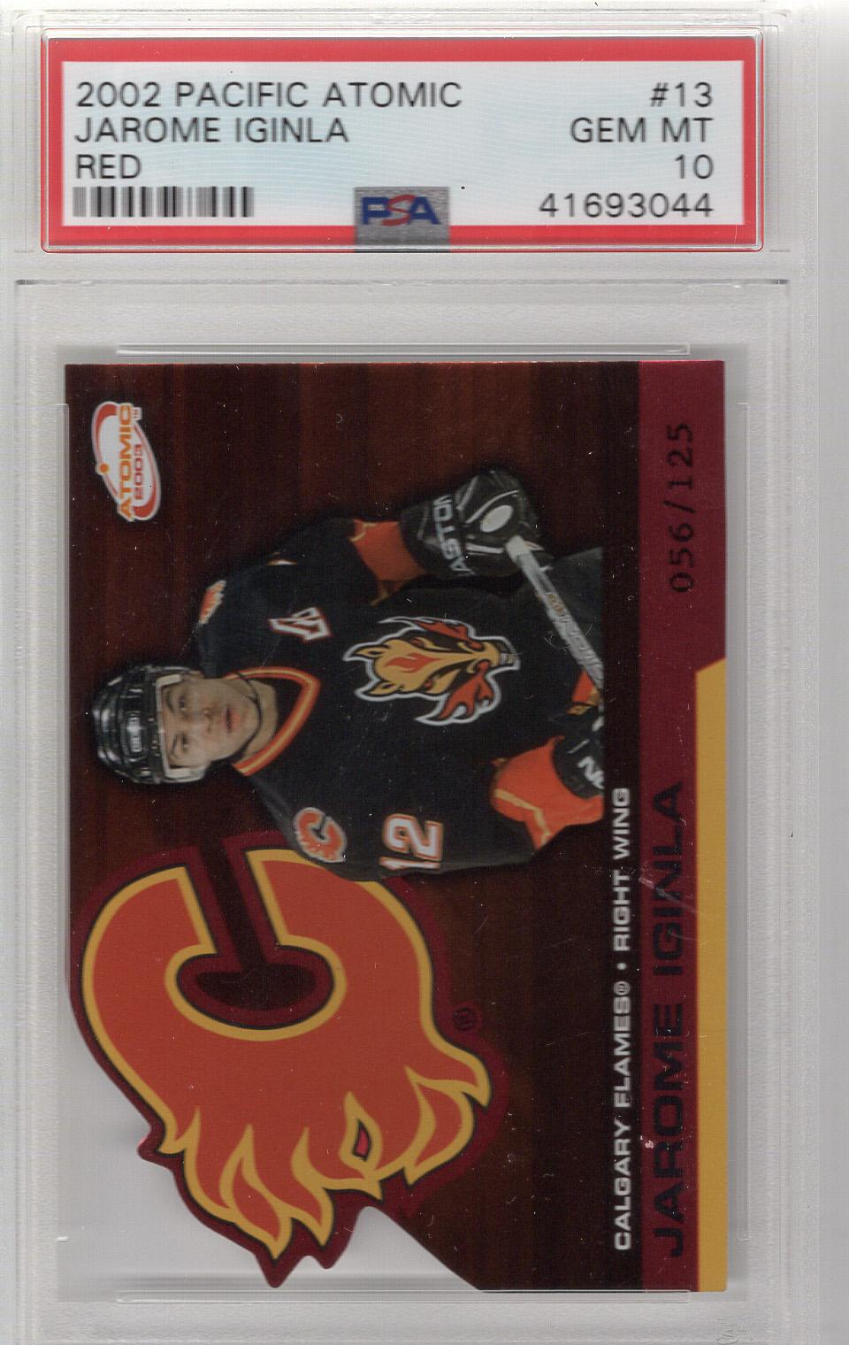 2002-03 Atomic Red Jarome Iginla PSA 10