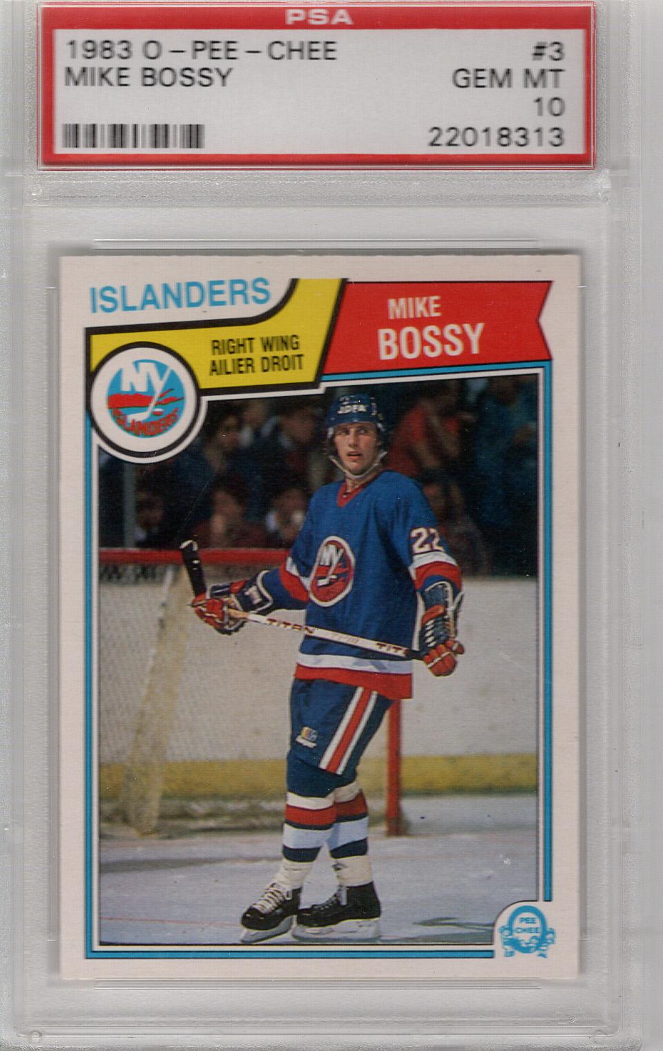 1983-84 O-Pee-Chee Mike Bossy PSA 10