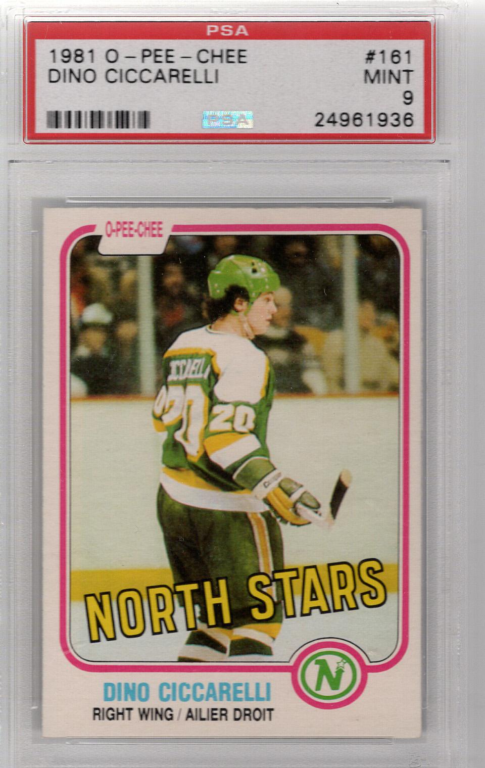 1981-82 O-Pee-Chee Dino Ciccarelli PSA 9