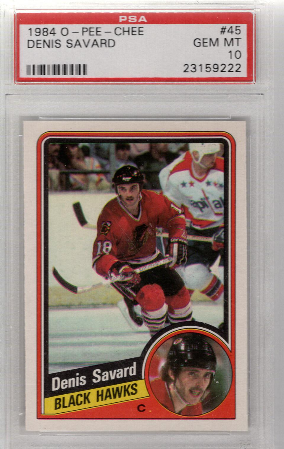 1984-85 O-Pee-Chee Denis Savard PSA 10