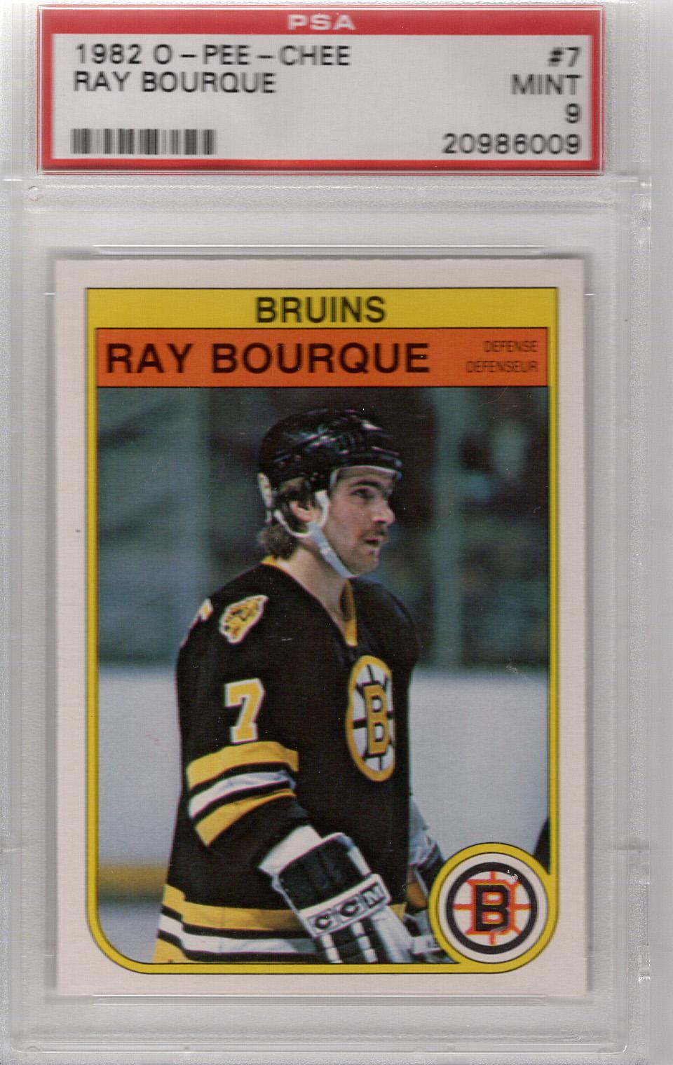 1982-83 O-Pee-Chee Ray Bourque PSA 9