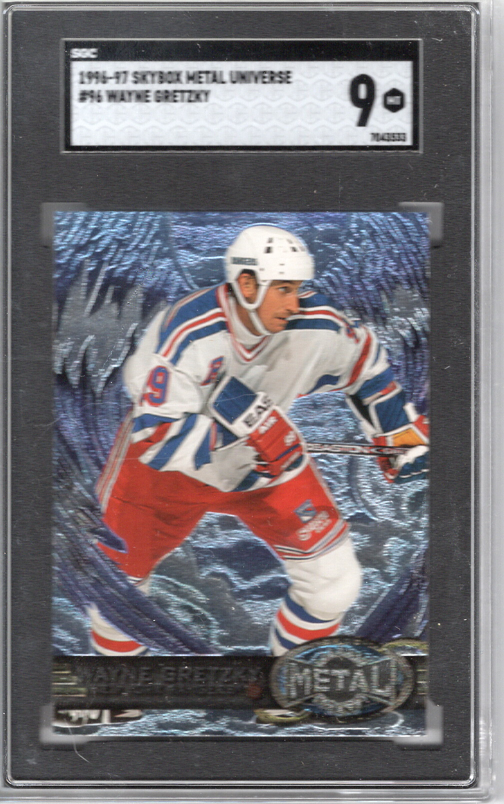 1996-97 Metal Universe Wayne Gretzky SGC 9