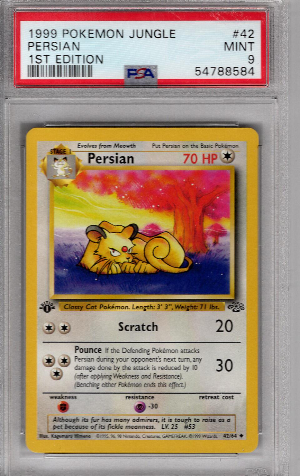 1999 Jungle First Edition Persian PSA 9