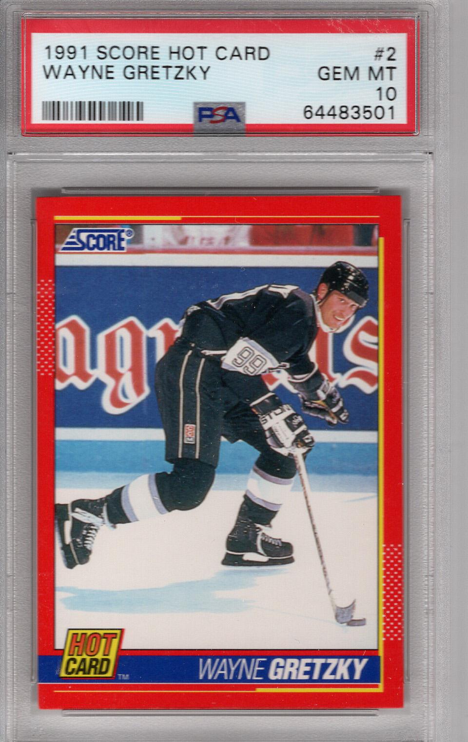 1991-92 Score Hot Card Wayne Gretzky PSA 10