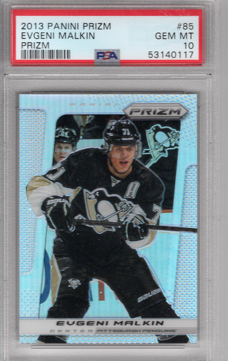 2013-14 Prizm Silver Prizm Evgeni Malkin PSA 10