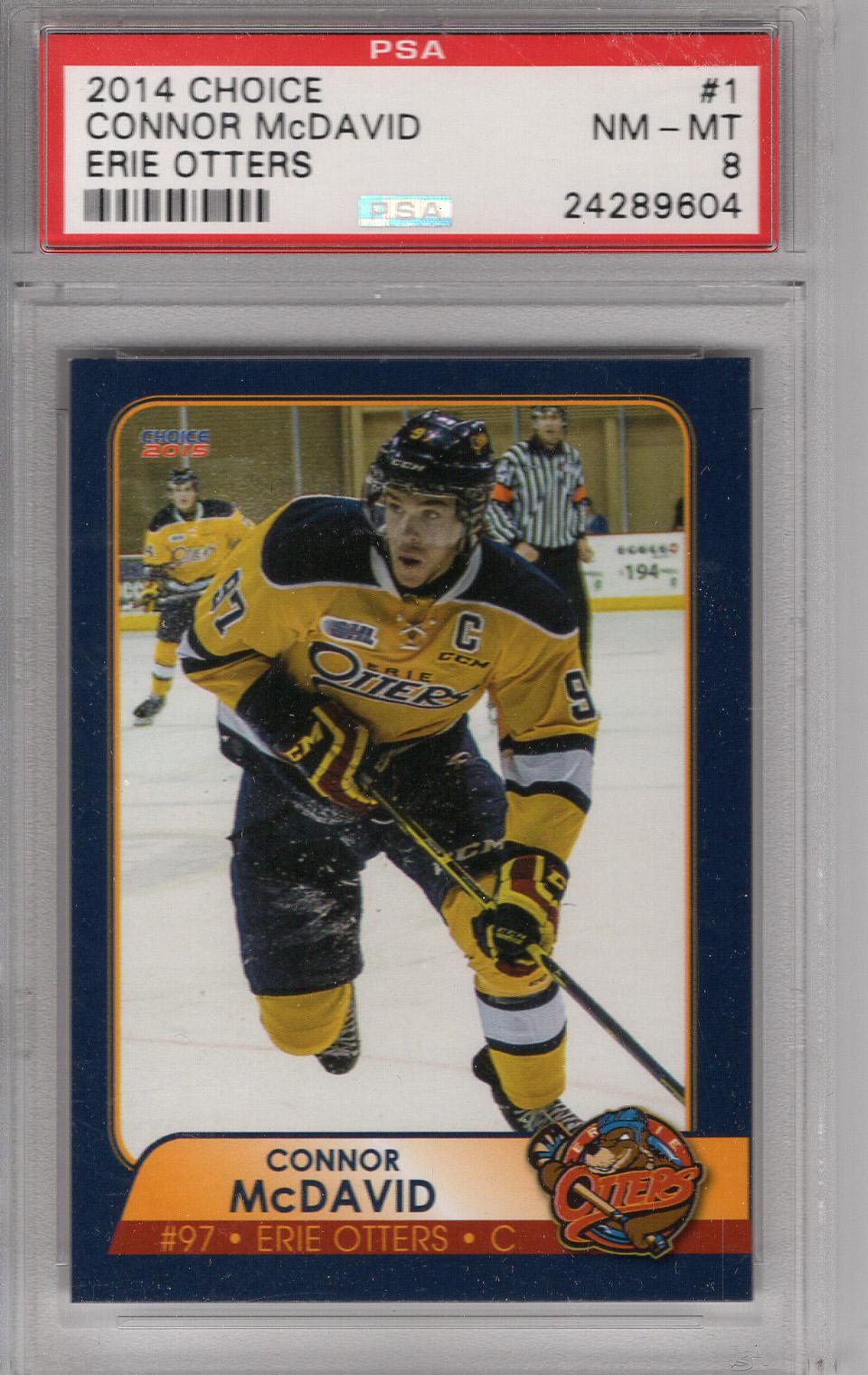 2014-15 Choice Erie Otters Connor McDavid PSA 8