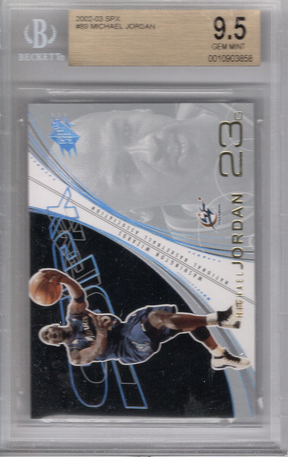 2002-03 SPx Michael Jordan BGS 9.5