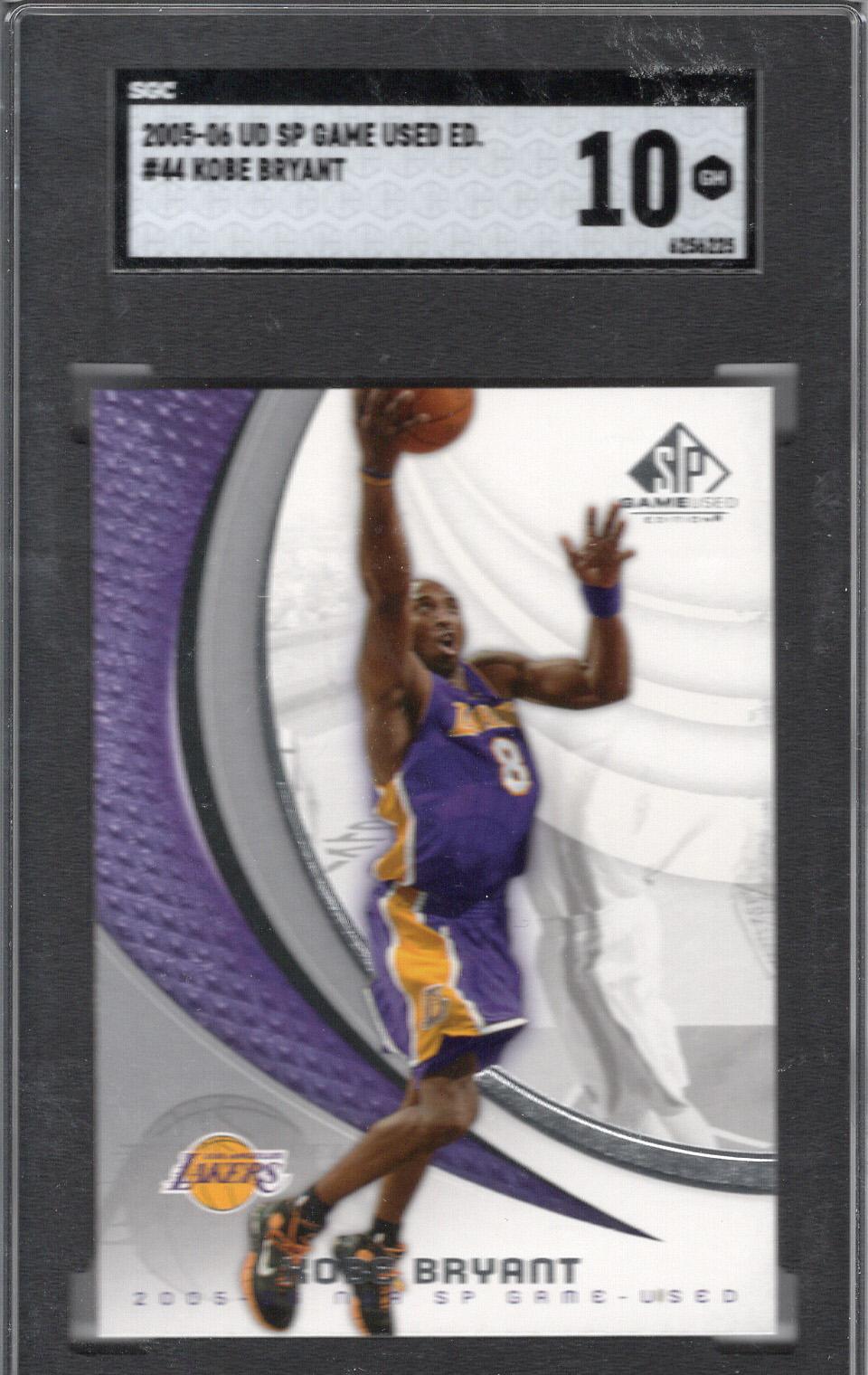 2005-06 SP Game Used Kobe Bryant SGC 10